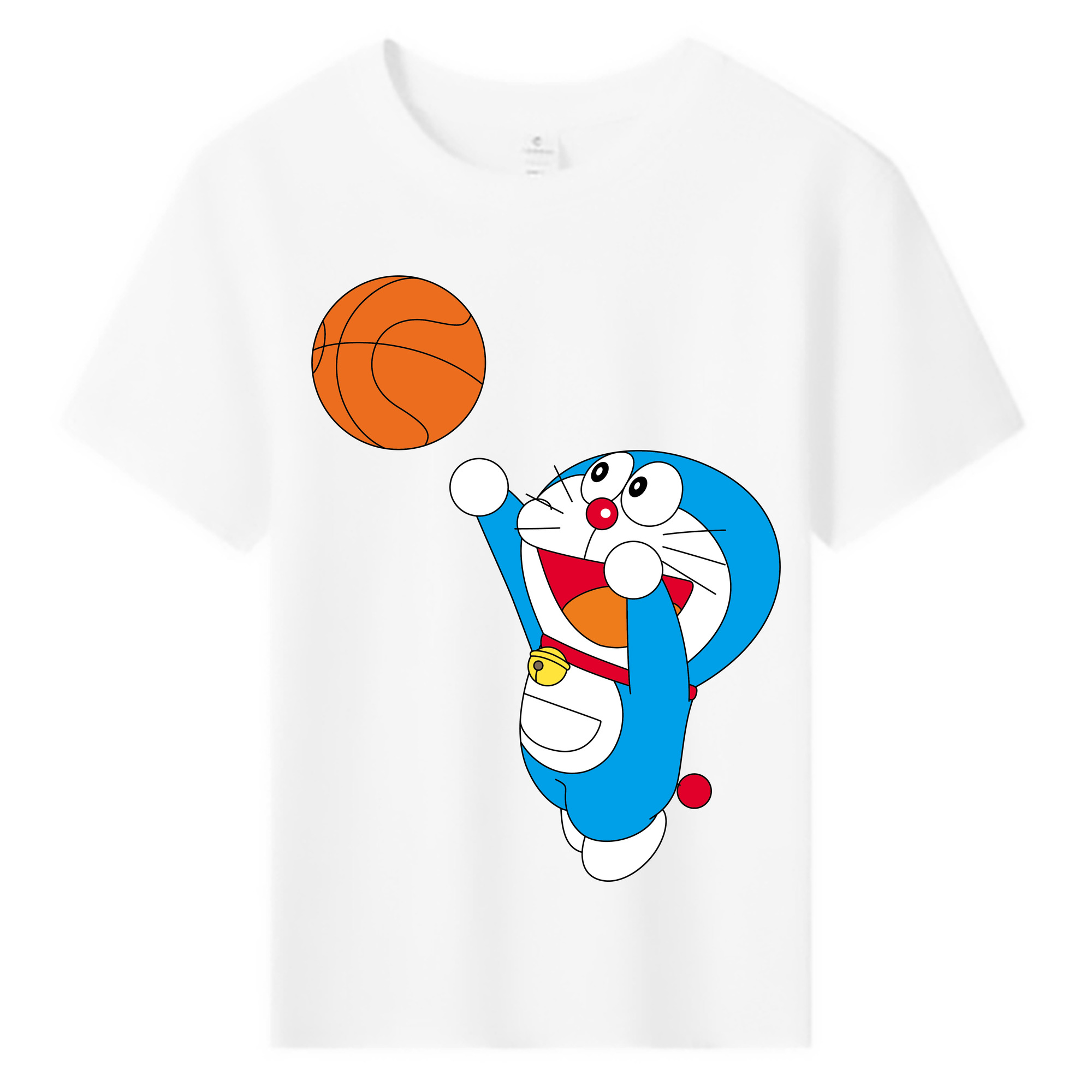 （画像用） ドラえもん Doraemon 綿100％キッズTシャツ（フロントプリント）