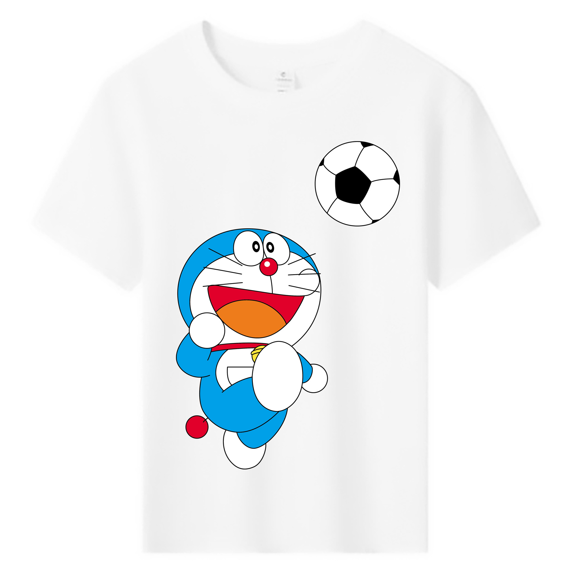 （画像用） ドラえもん Doraemon 綿100％キッズTシャツ（フロントプリント）