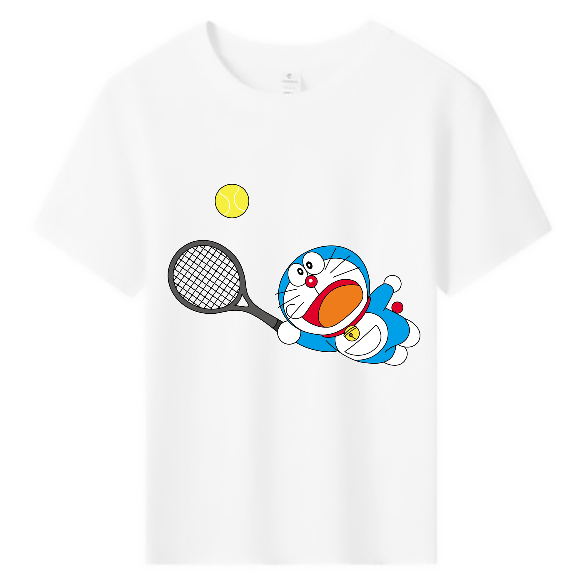 （画像用） ドラえもん Doraemon 綿100％キッズTシャツ（フロントプリント）