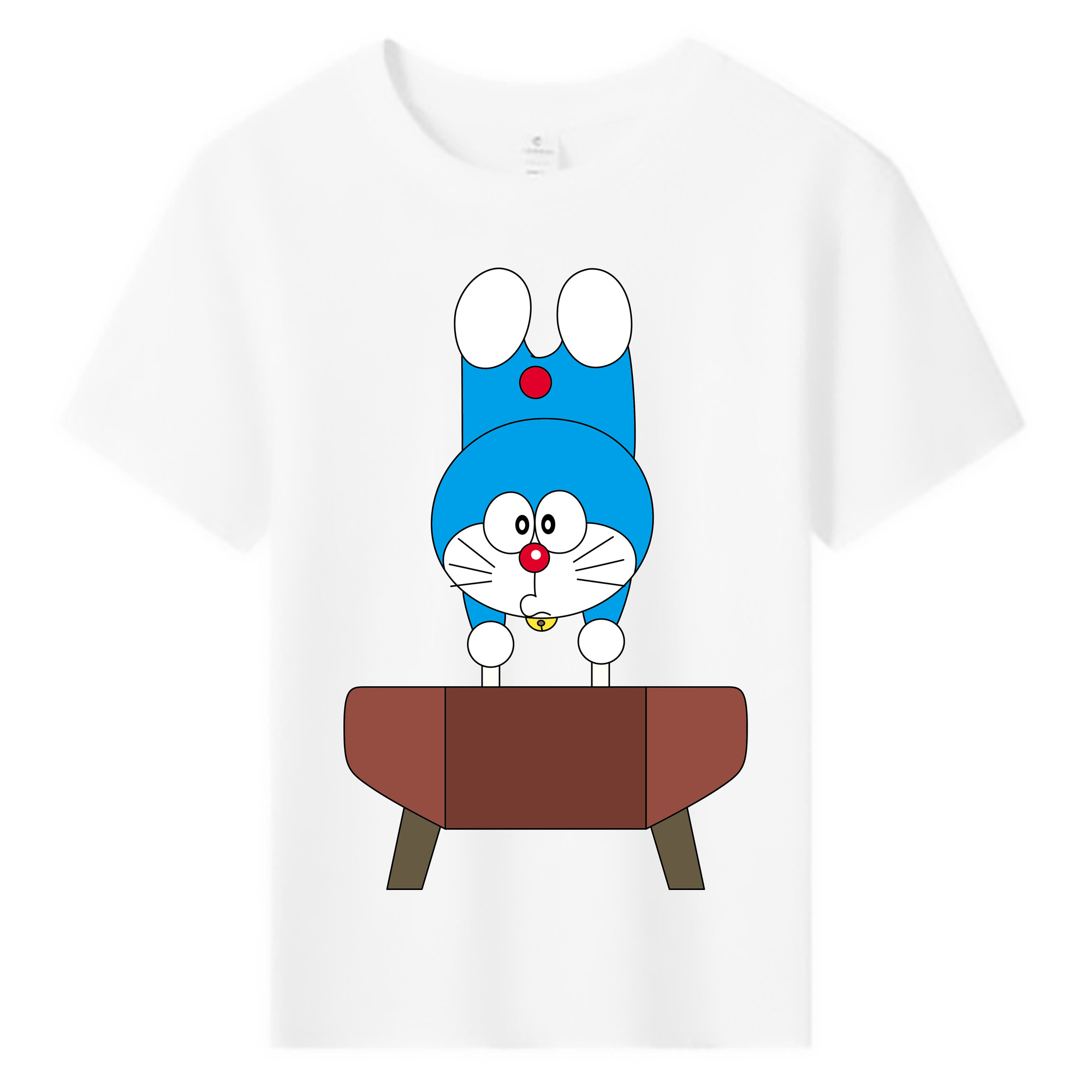 （画像用） ドラえもん Doraemon 綿100％キッズTシャツ（フロントプリント）