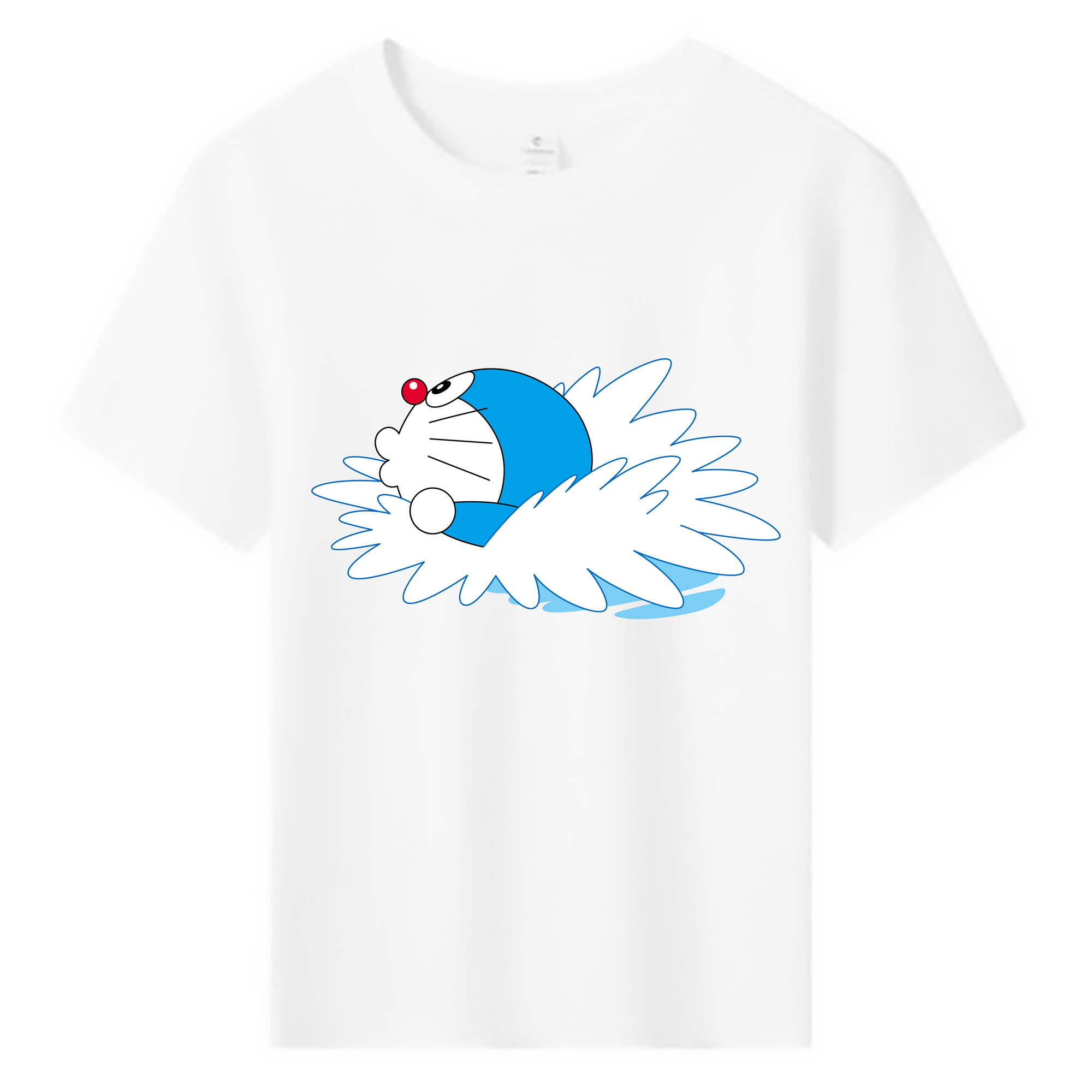 （画像用） ドラえもん Doraemon 綿100％キッズTシャツ（フロントプリント）