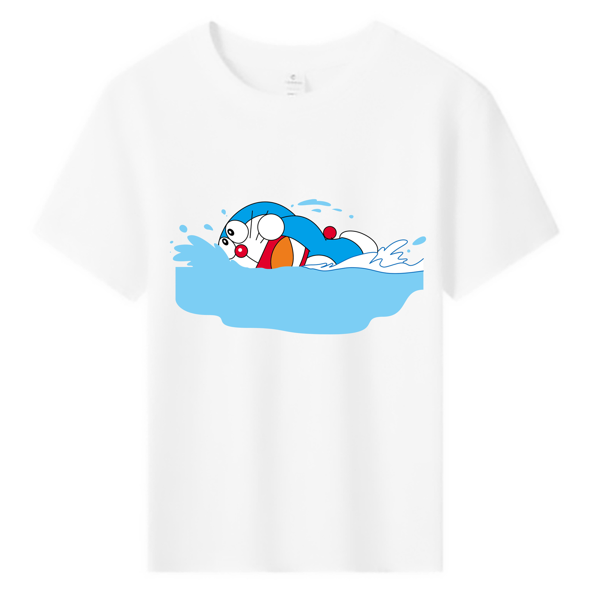 （画像用） ドラえもん Doraemon 綿100％キッズTシャツ（フロントプリント）