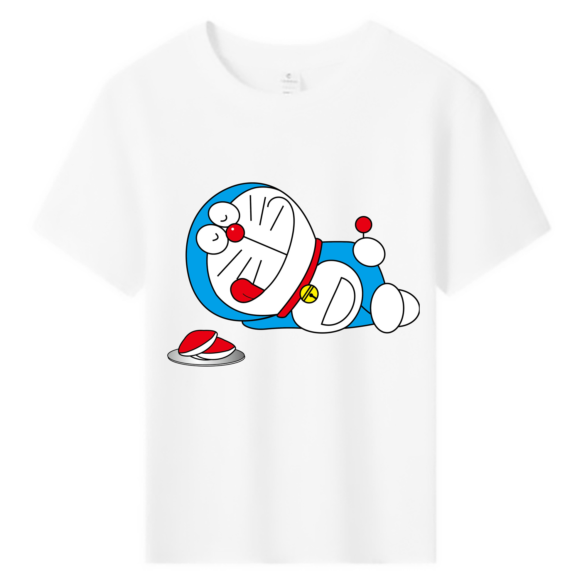 （画像用） ドラえもん Doraemon 綿100％キッズTシャツ（フロントプリント）