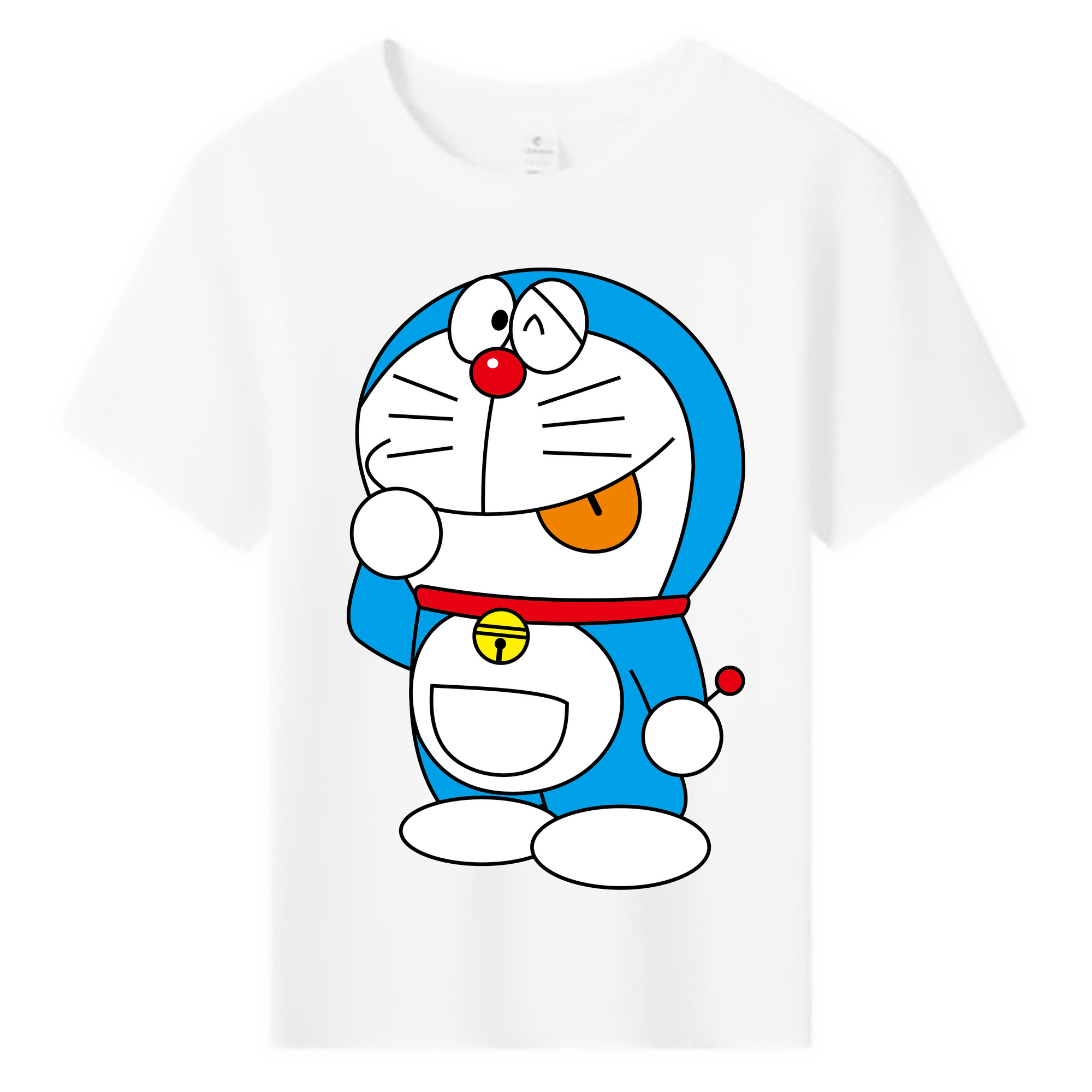 （画像用） ドラえもん Doraemon 綿100％キッズTシャツ（フロントプリント）