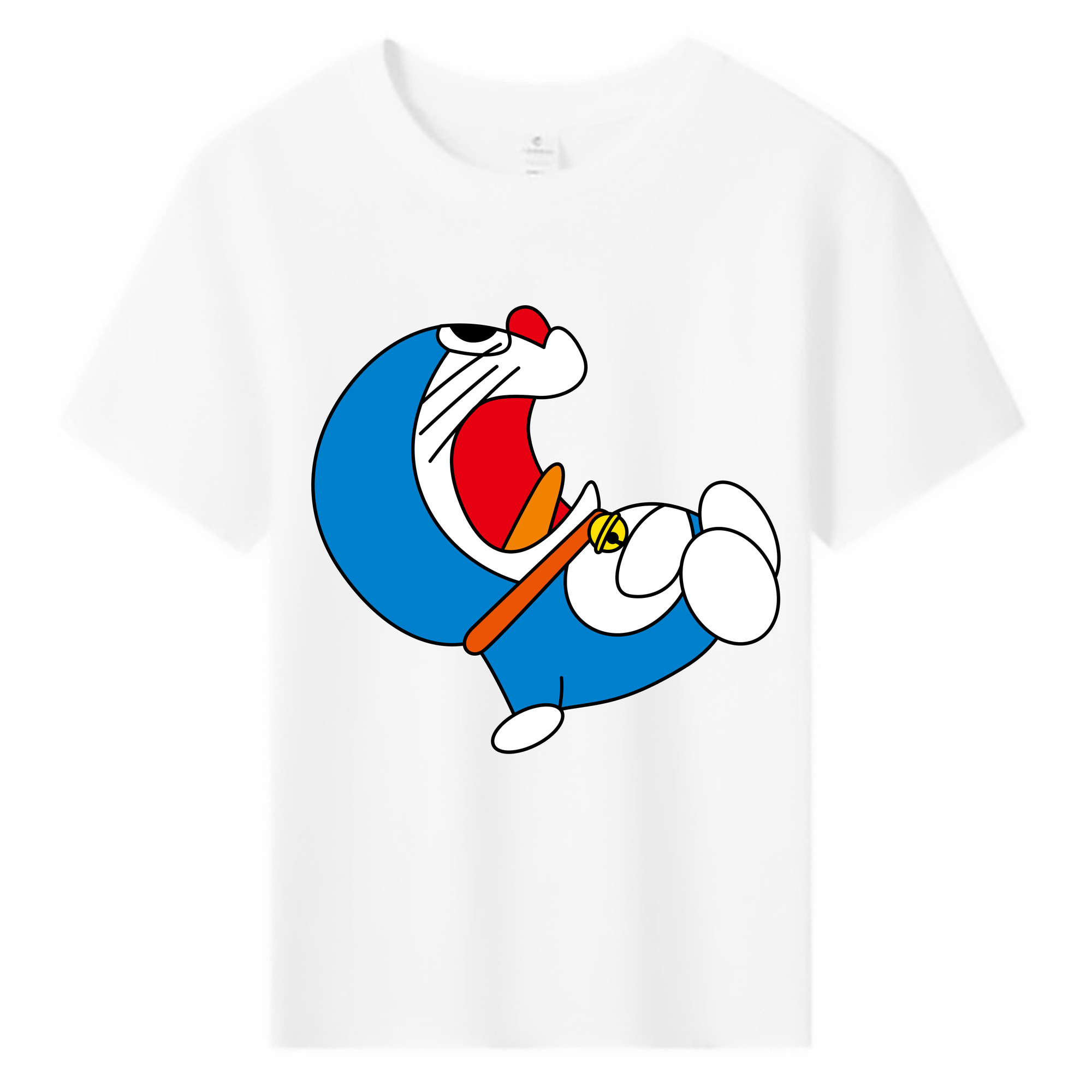 （画像用） ドラえもん Doraemon 綿100％キッズTシャツ（フロントプリント）
