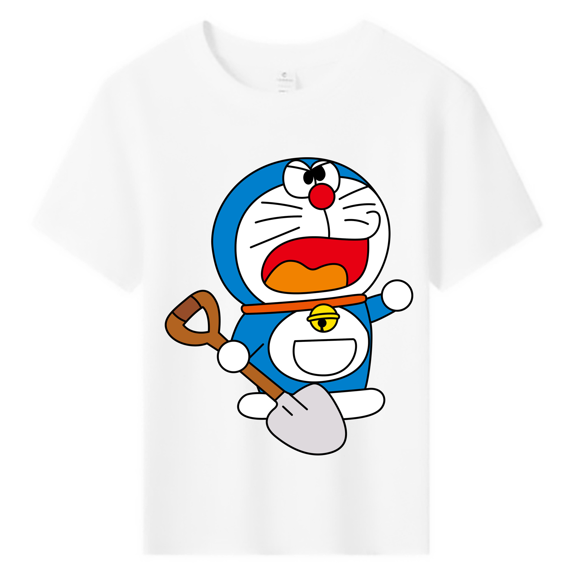 （画像用） ドラえもん Doraemon 綿100％キッズTシャツ（フロントプリント）