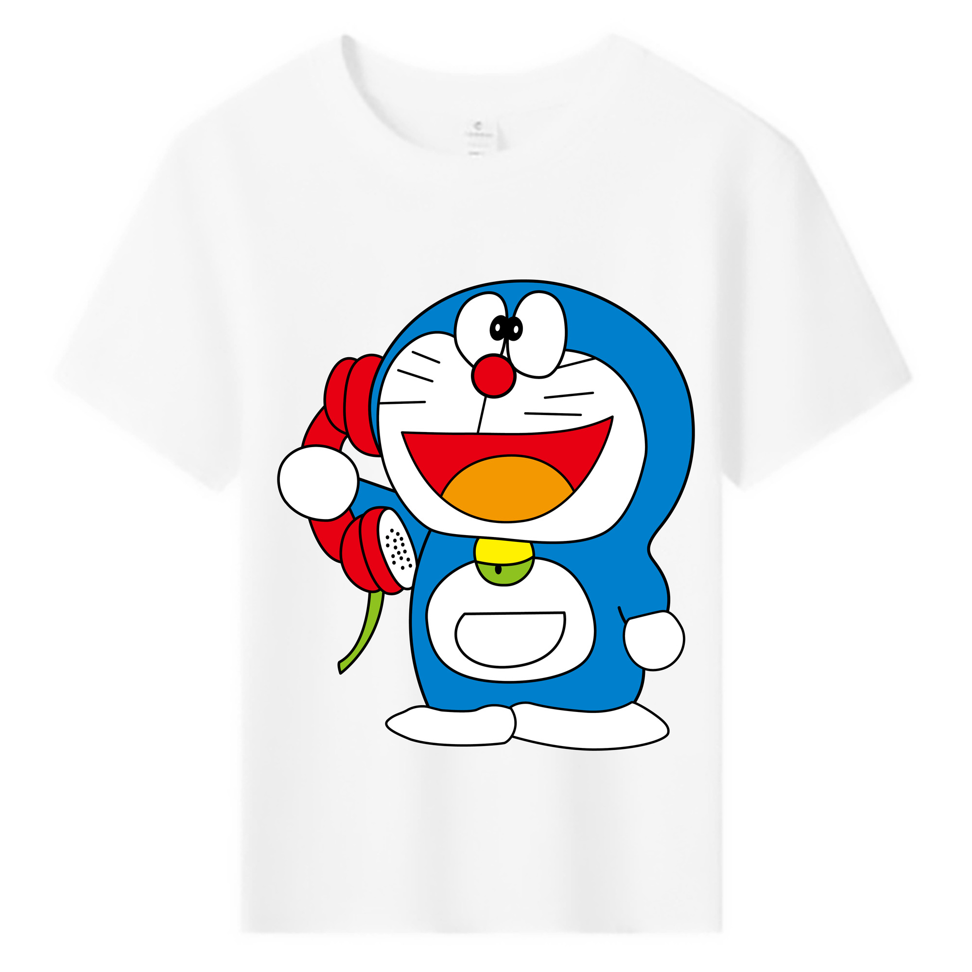 （画像用） ドラえもん Doraemon 綿100％キッズTシャツ（フロントプリント）