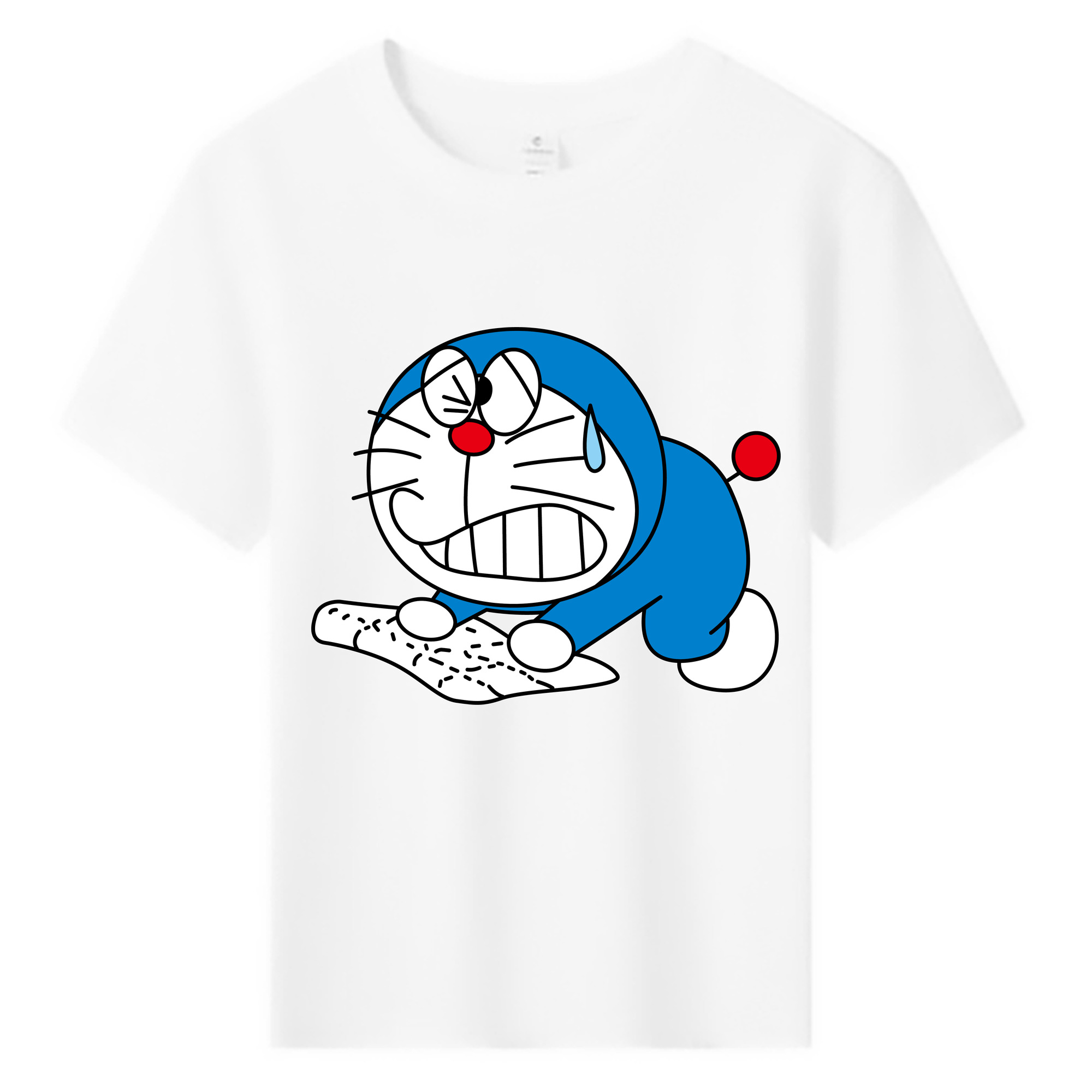 （画像用） ドラえもん Doraemon 綿100％キッズTシャツ（フロントプリント）