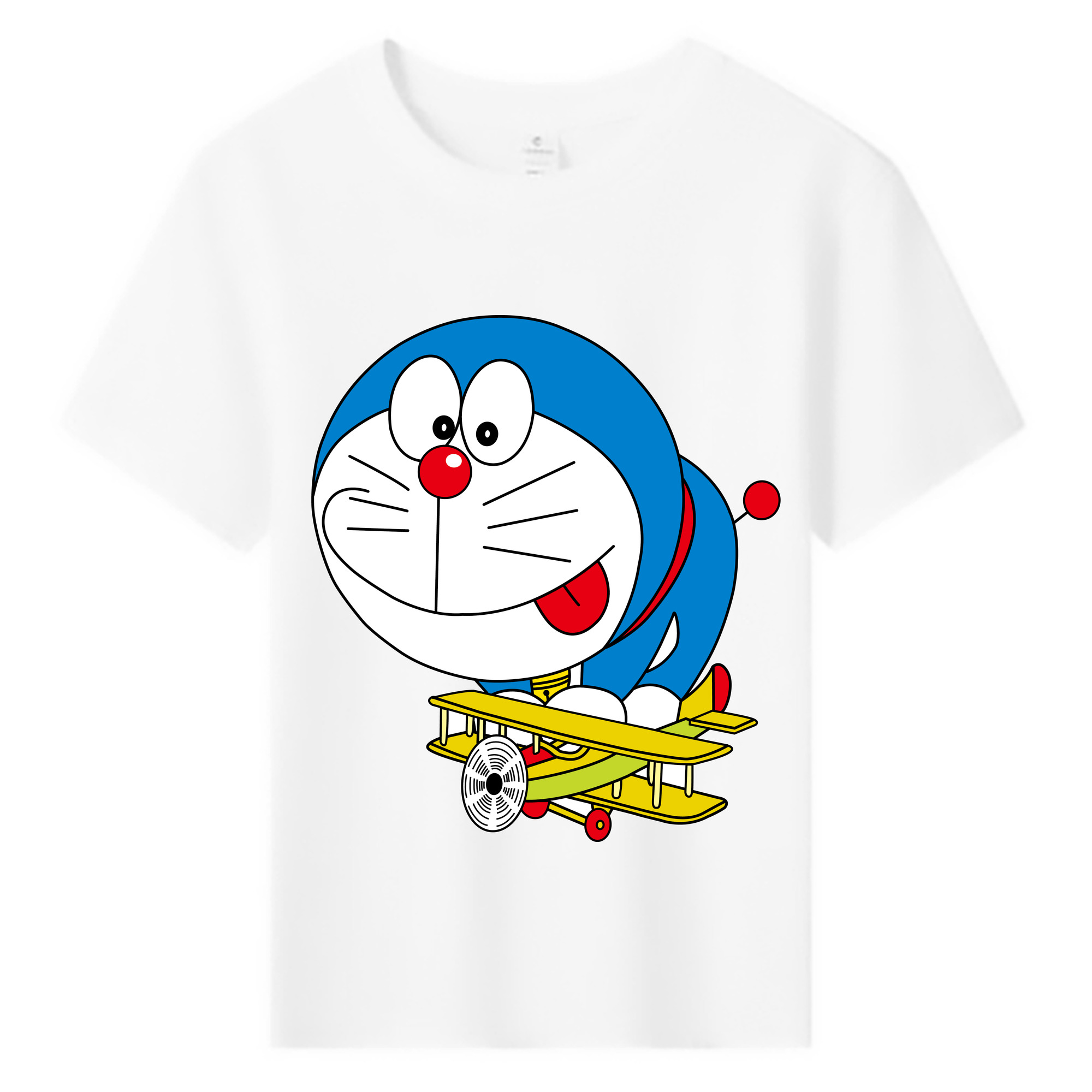 （画像用） ドラえもん Doraemon 綿100％キッズTシャツ（フロントプリント）