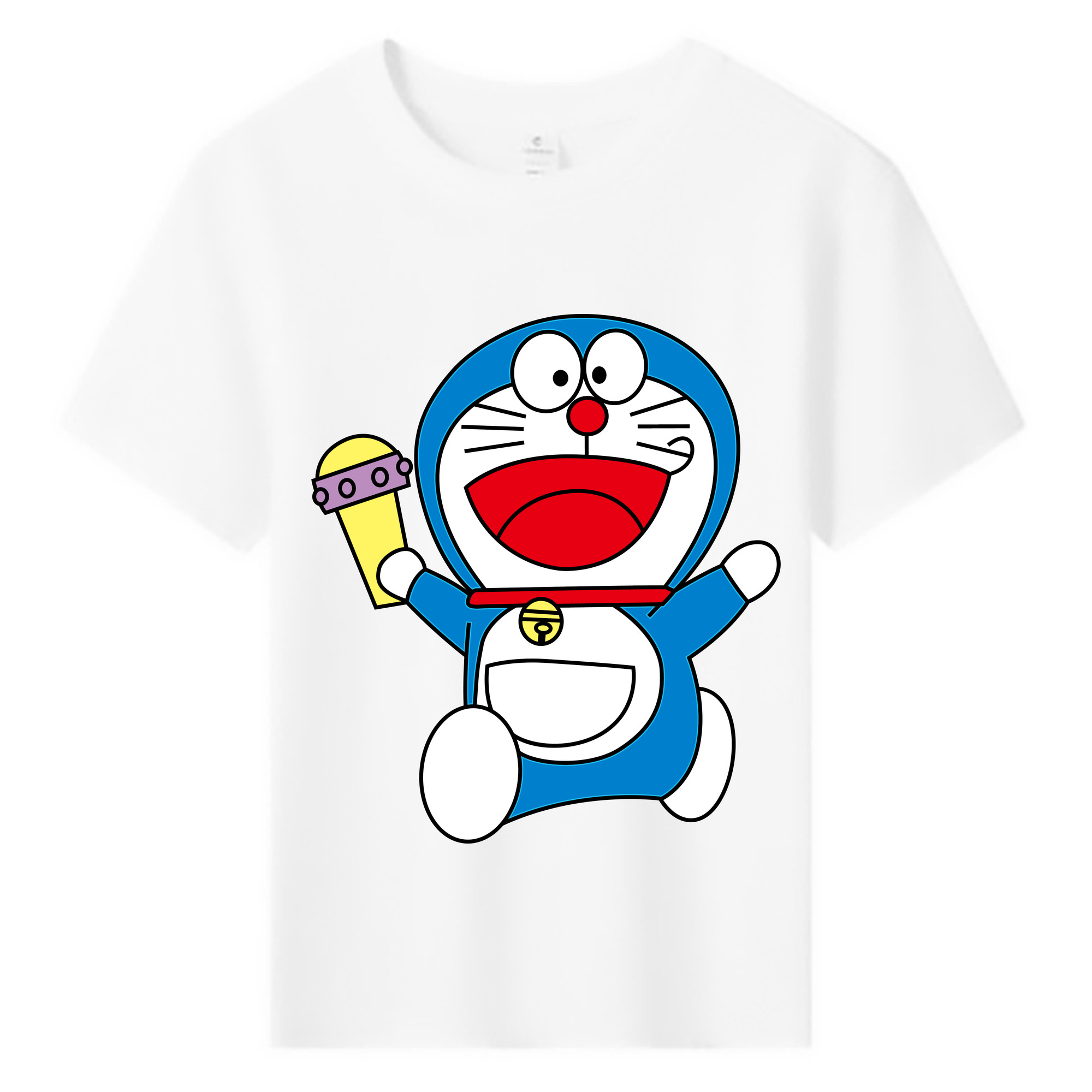 （画像用） ドラえもん Doraemon 綿100％キッズTシャツ（フロントプリント）