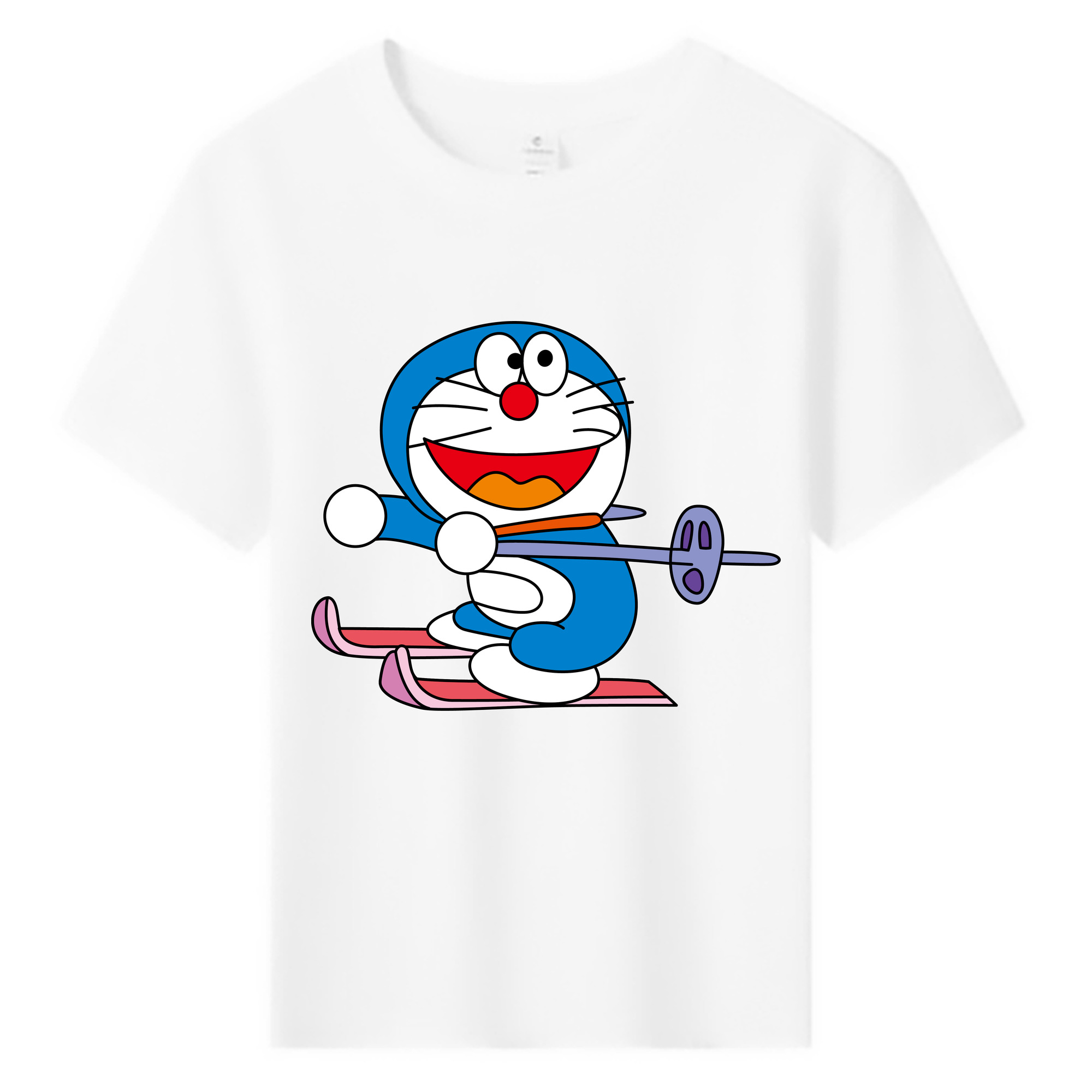 （画像用） ドラえもん Doraemon 綿100％キッズTシャツ（フロントプリント）