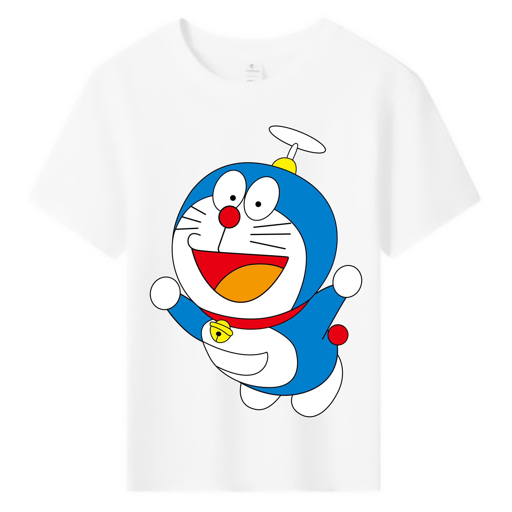 （画像用） ドラえもん Doraemon 綿100％キッズTシャツ（フロントプリント）