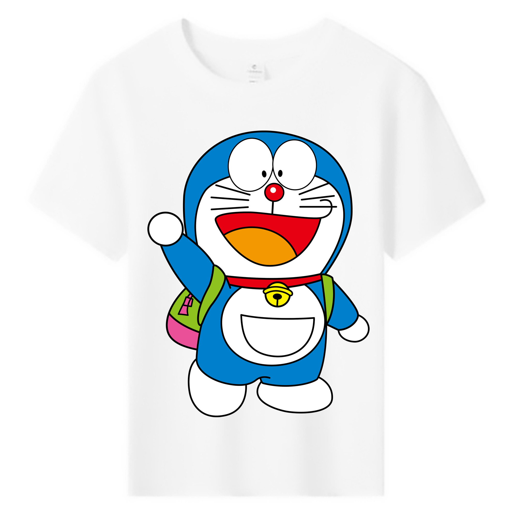 （画像用） ドラえもん Doraemon 綿100％キッズTシャツ（フロントプリント）
