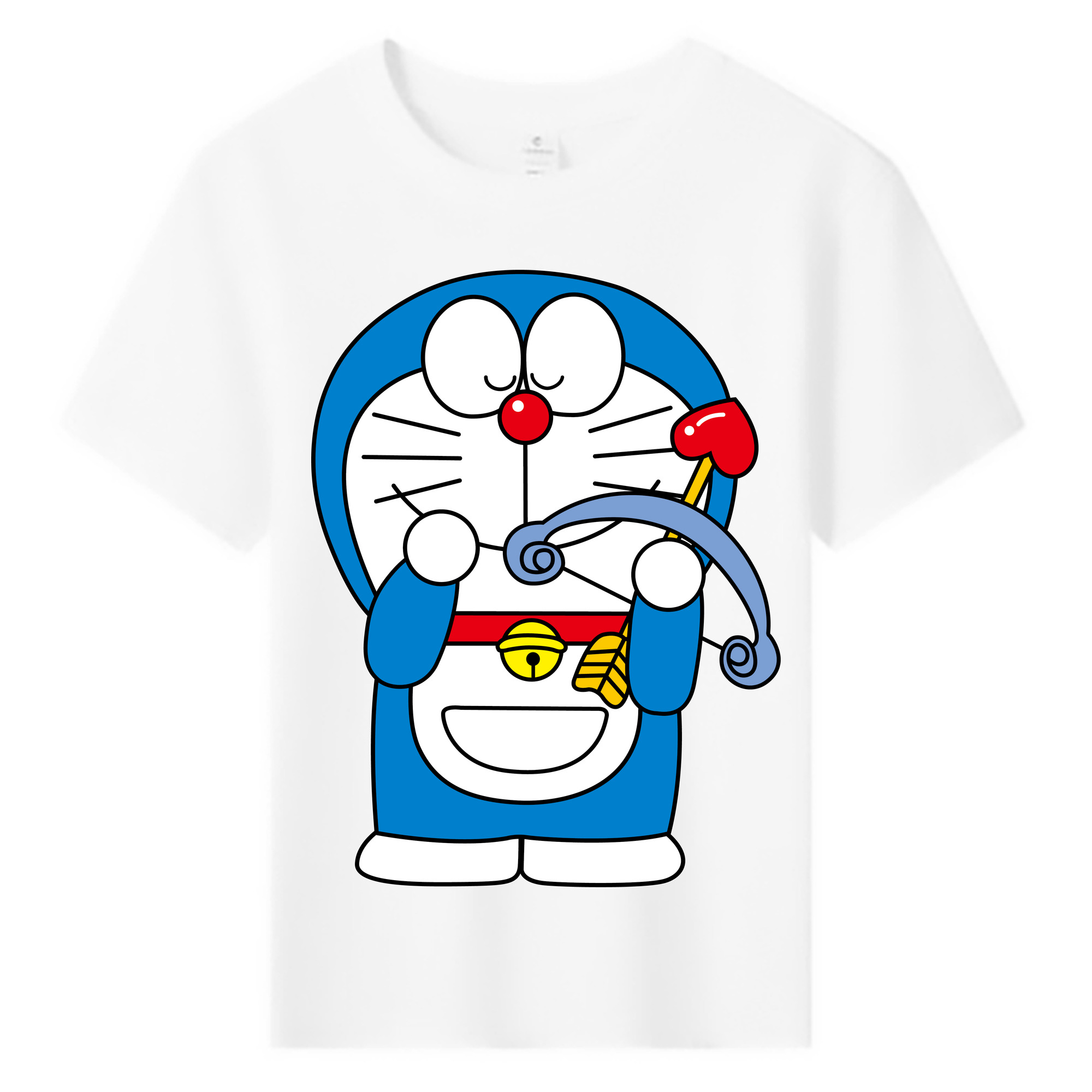 （画像用） ドラえもん Doraemon 綿100％キッズTシャツ（フロントプリント）
