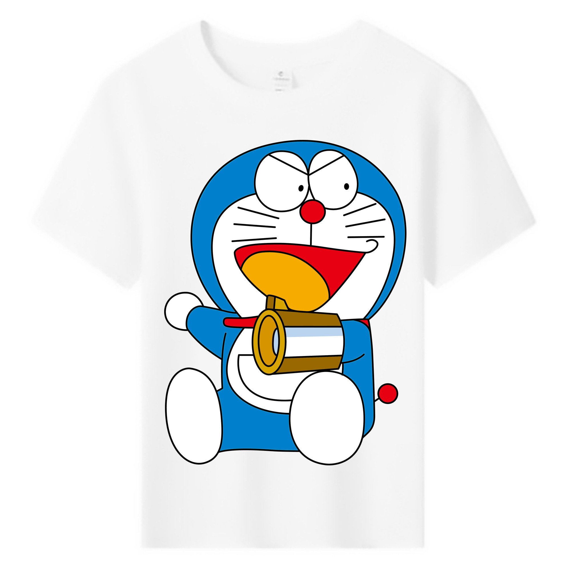 （画像用） ドラえもん Doraemon 綿100％キッズTシャツ（フロントプリント）