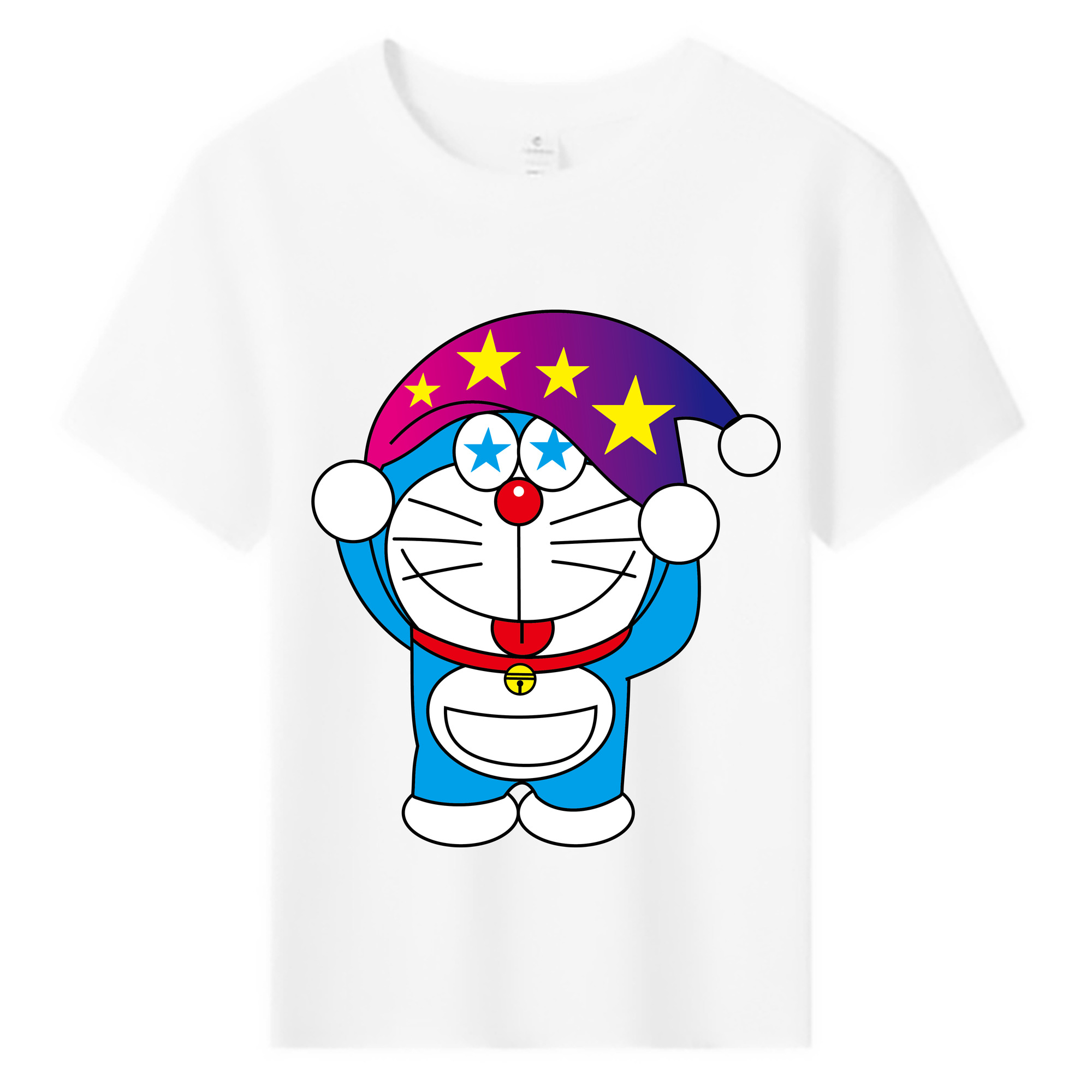 （画像用） ドラえもん Doraemon 綿100％キッズTシャツ（フロントプリント）