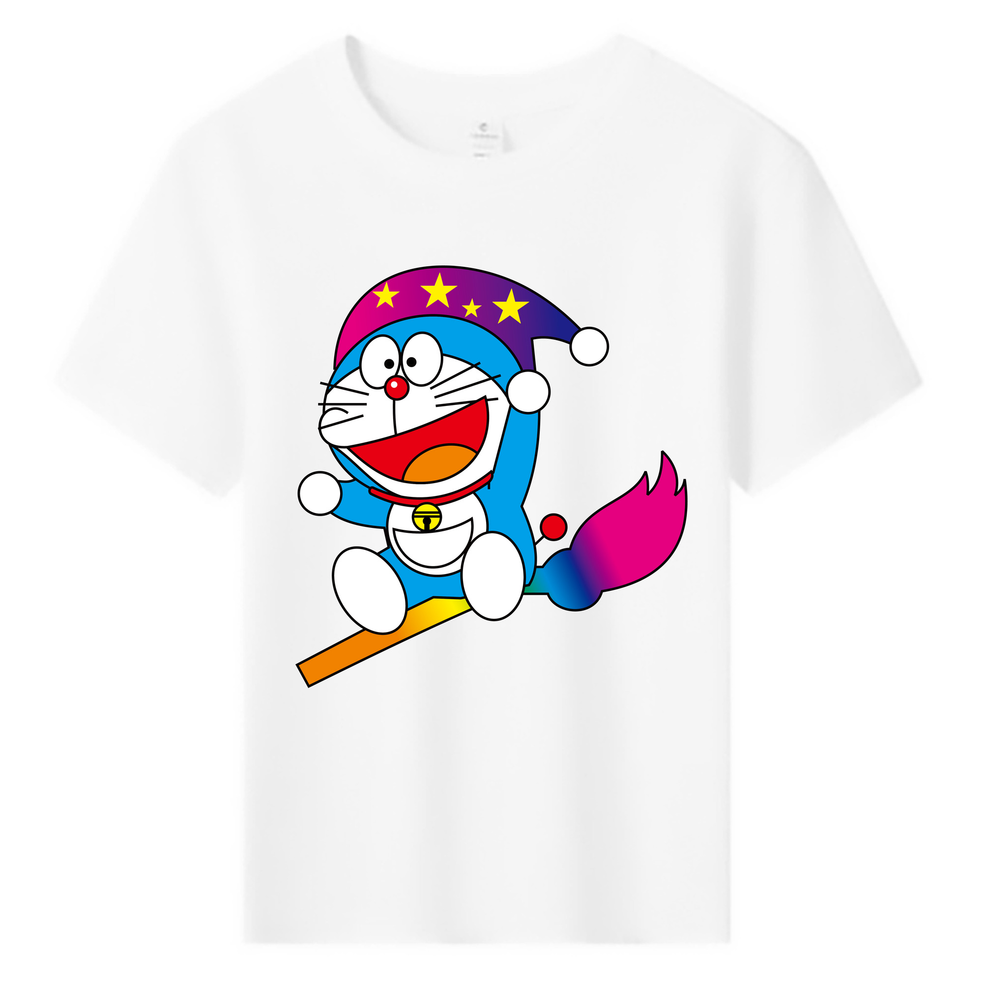 （画像用） ドラえもん Doraemon 綿100％キッズTシャツ（フロントプリント）