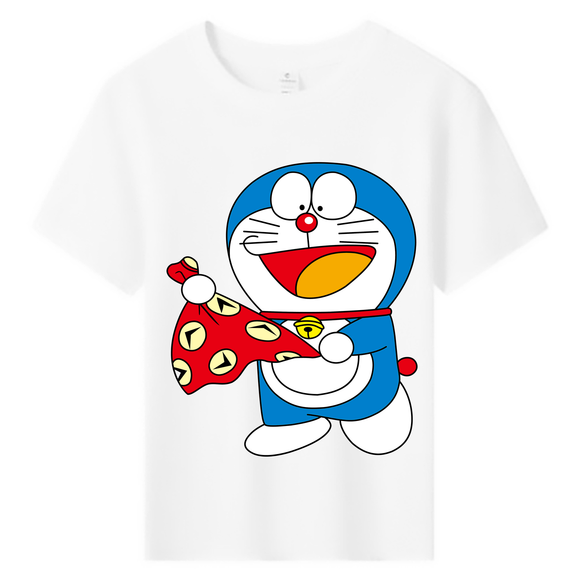 （画像用） ドラえもん Doraemon 綿100％キッズTシャツ（フロントプリント）