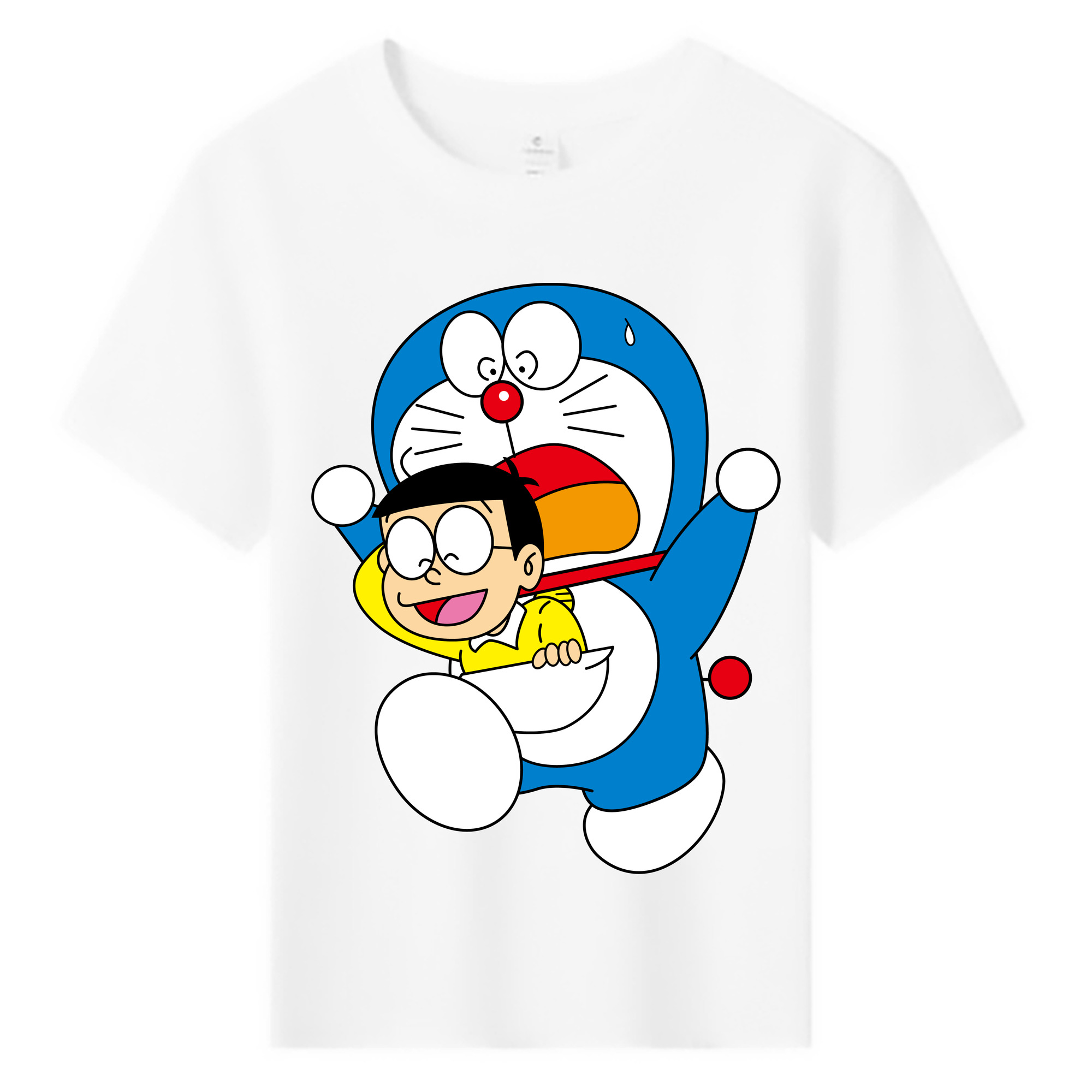 （画像用） ドラえもん Doraemon 綿100％キッズTシャツ（フロントプリント）