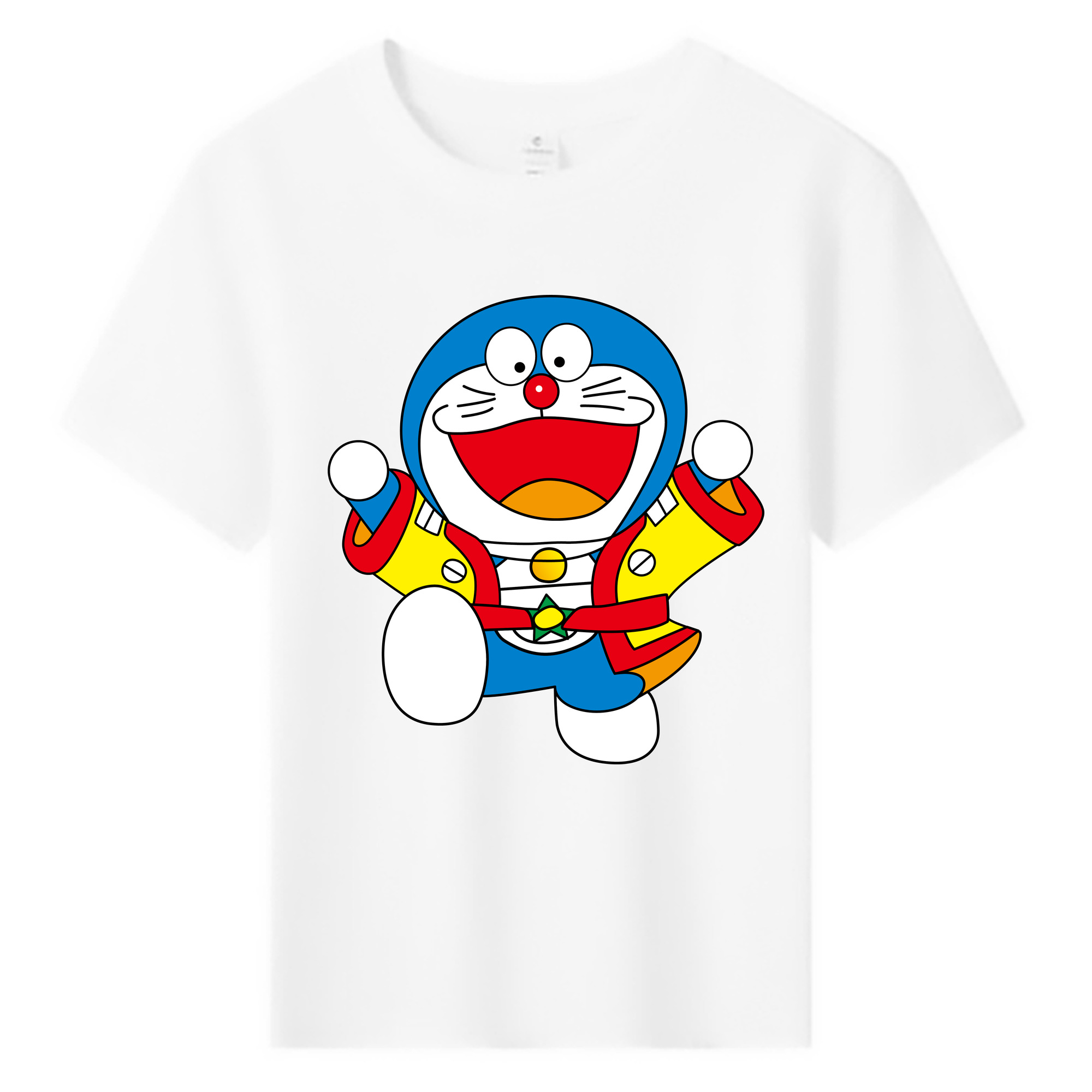 （画像用） ドラえもん Doraemon 綿100％キッズTシャツ（フロントプリント）