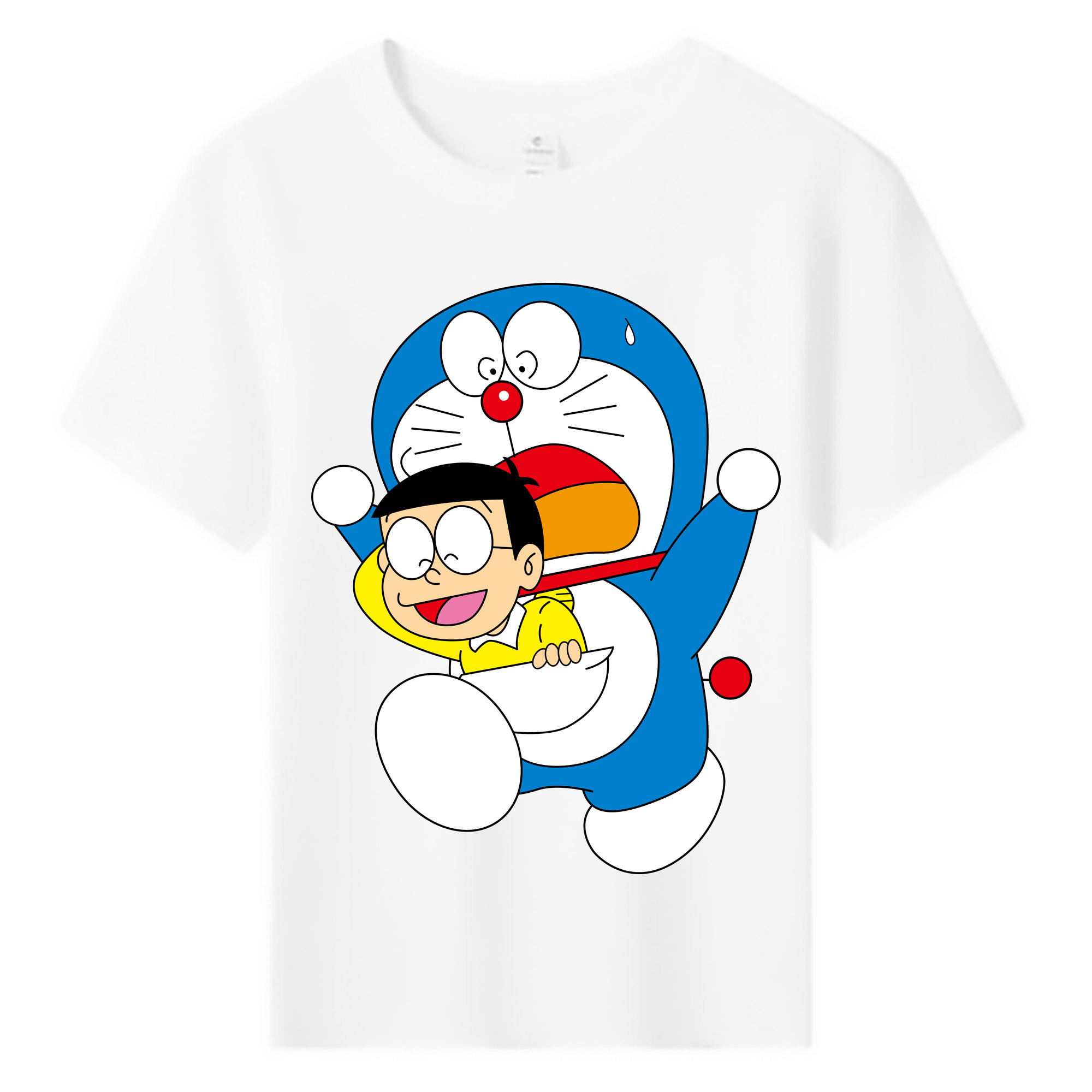 （画像用） ドラえもん Doraemon 綿100％キッズTシャツ（フロントプリント）