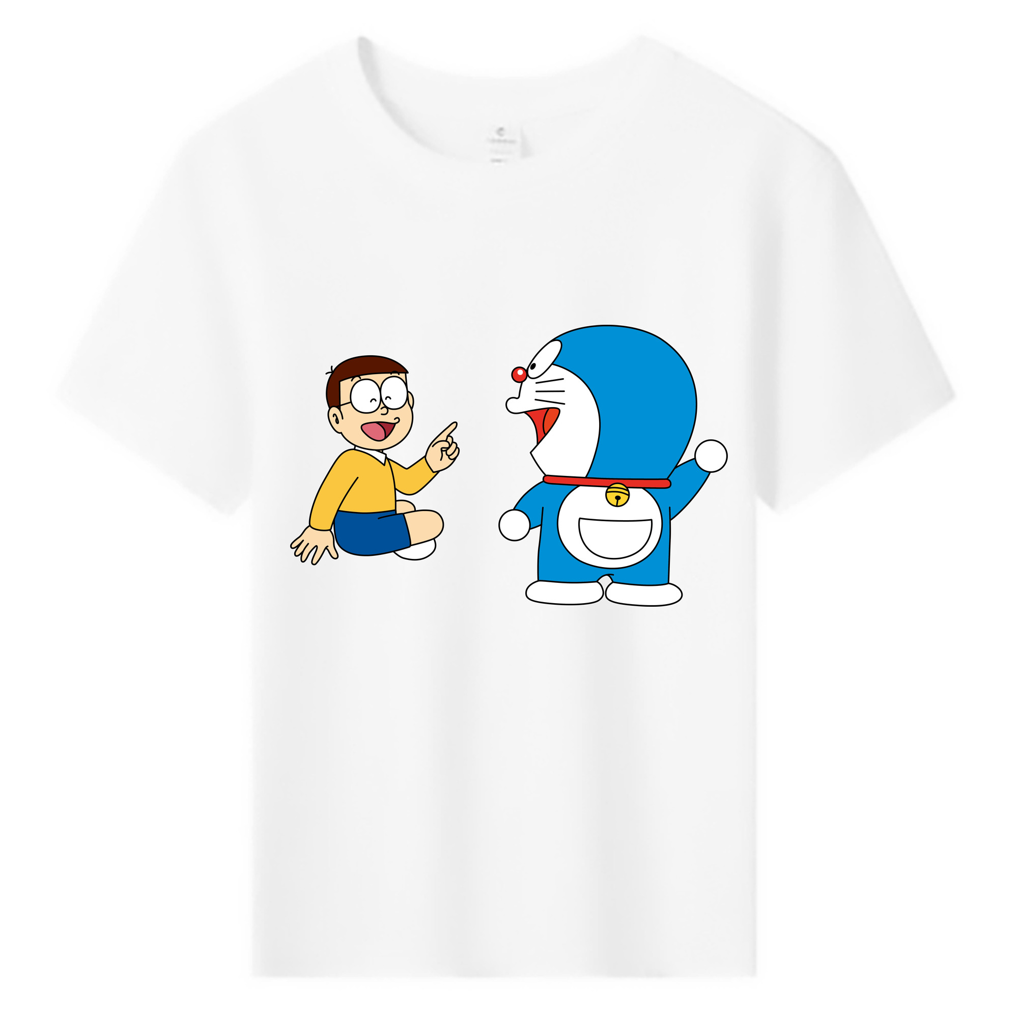 （画像用） ドラえもん Doraemon 綿100％キッズTシャツ（フロントプリント）