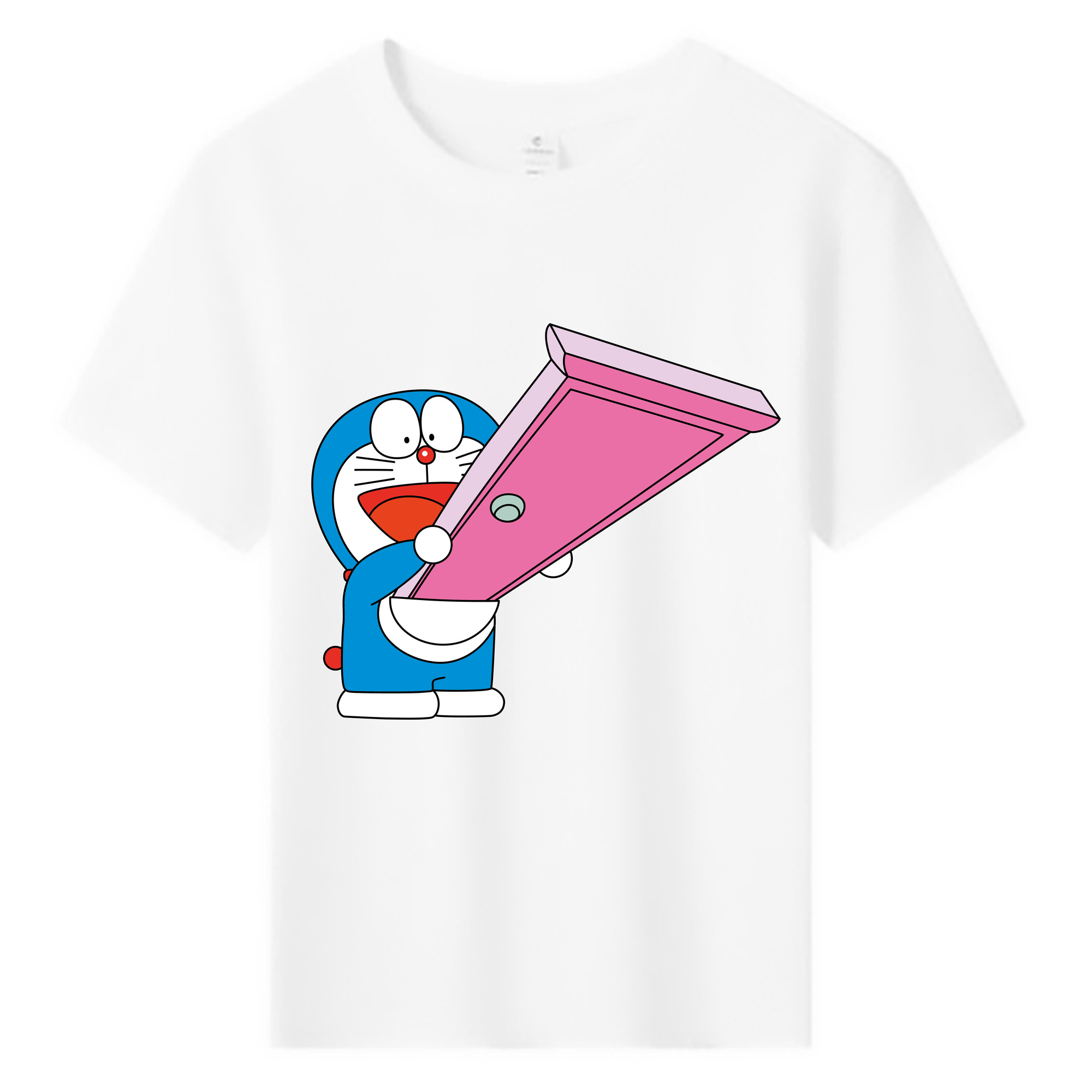 （画像用） ドラえもん Doraemon 綿100％キッズTシャツ（フロントプリント）