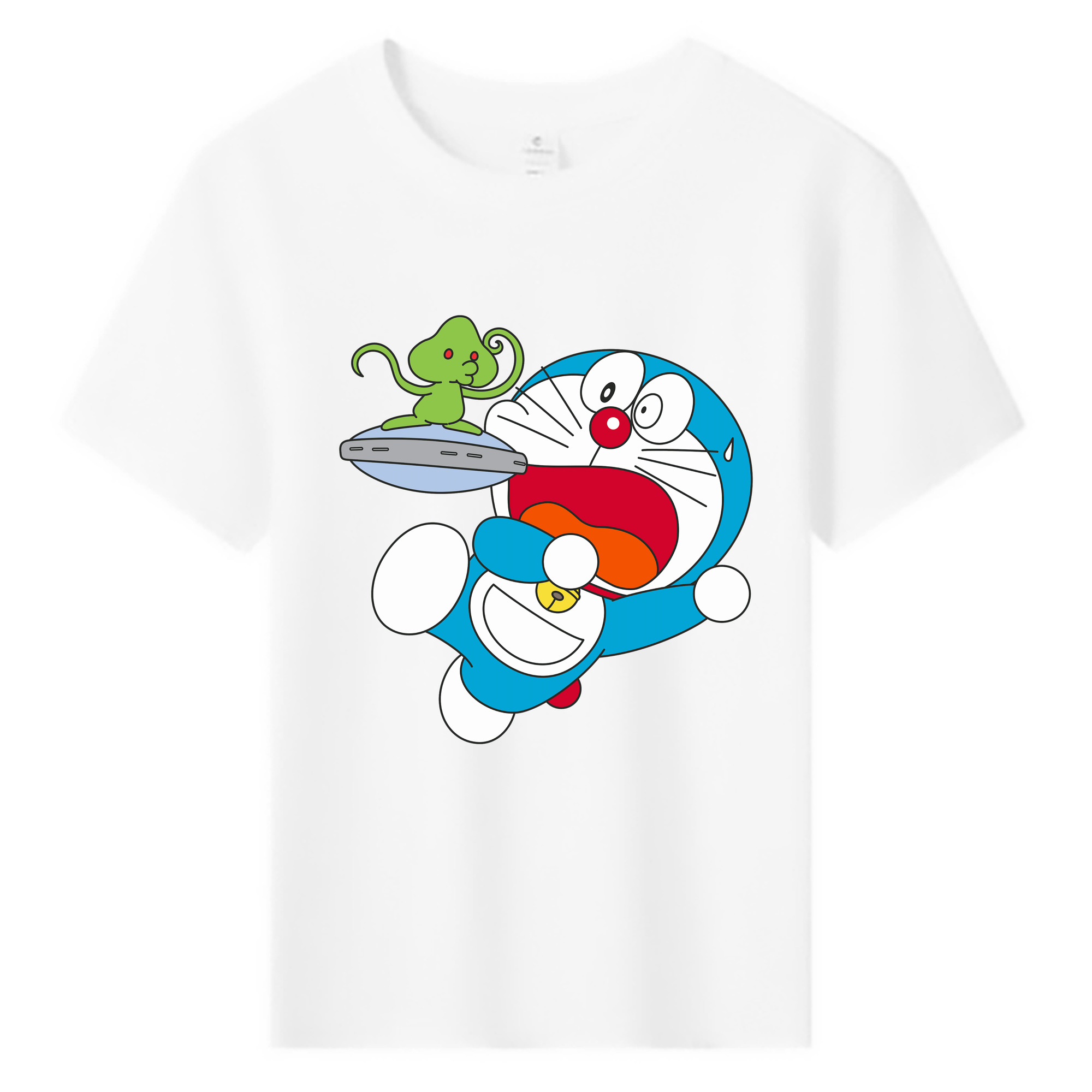 （画像用） ドラえもん Doraemon 綿100％キッズTシャツ（フロントプリント）
