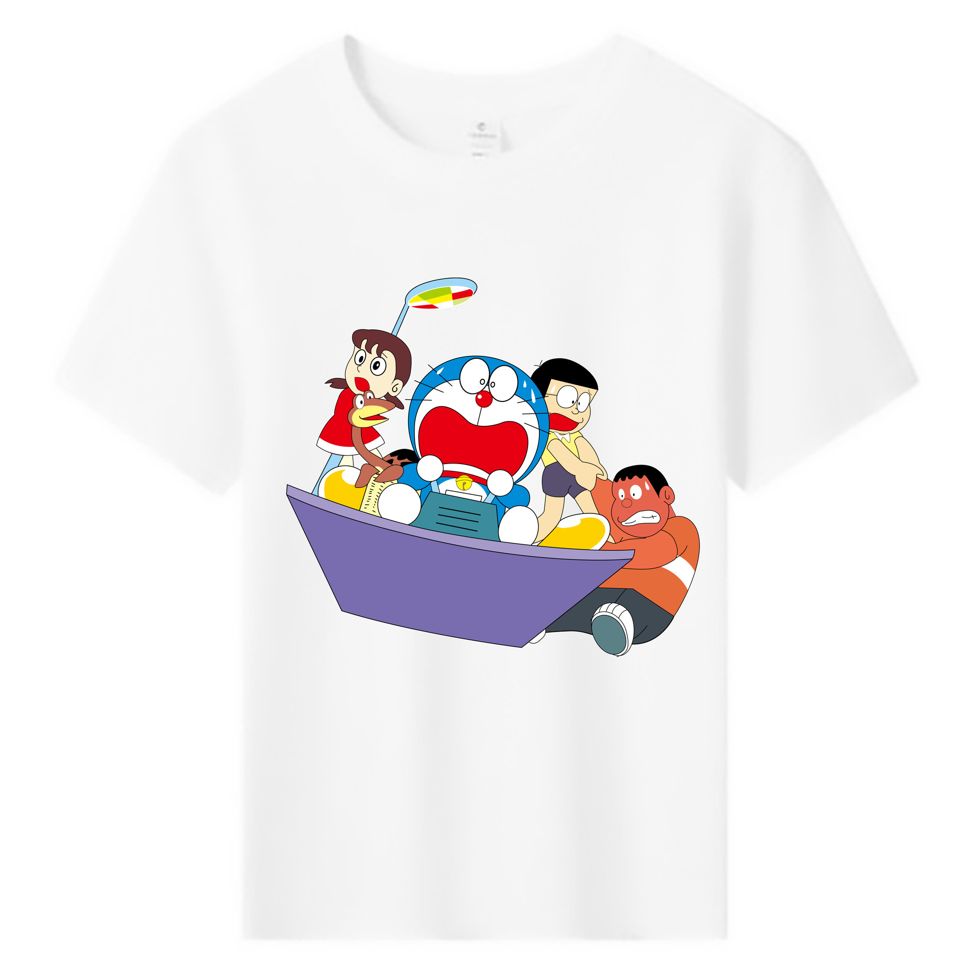 （画像用） ドラえもん Doraemon 綿100％キッズTシャツ（フロントプリント）
