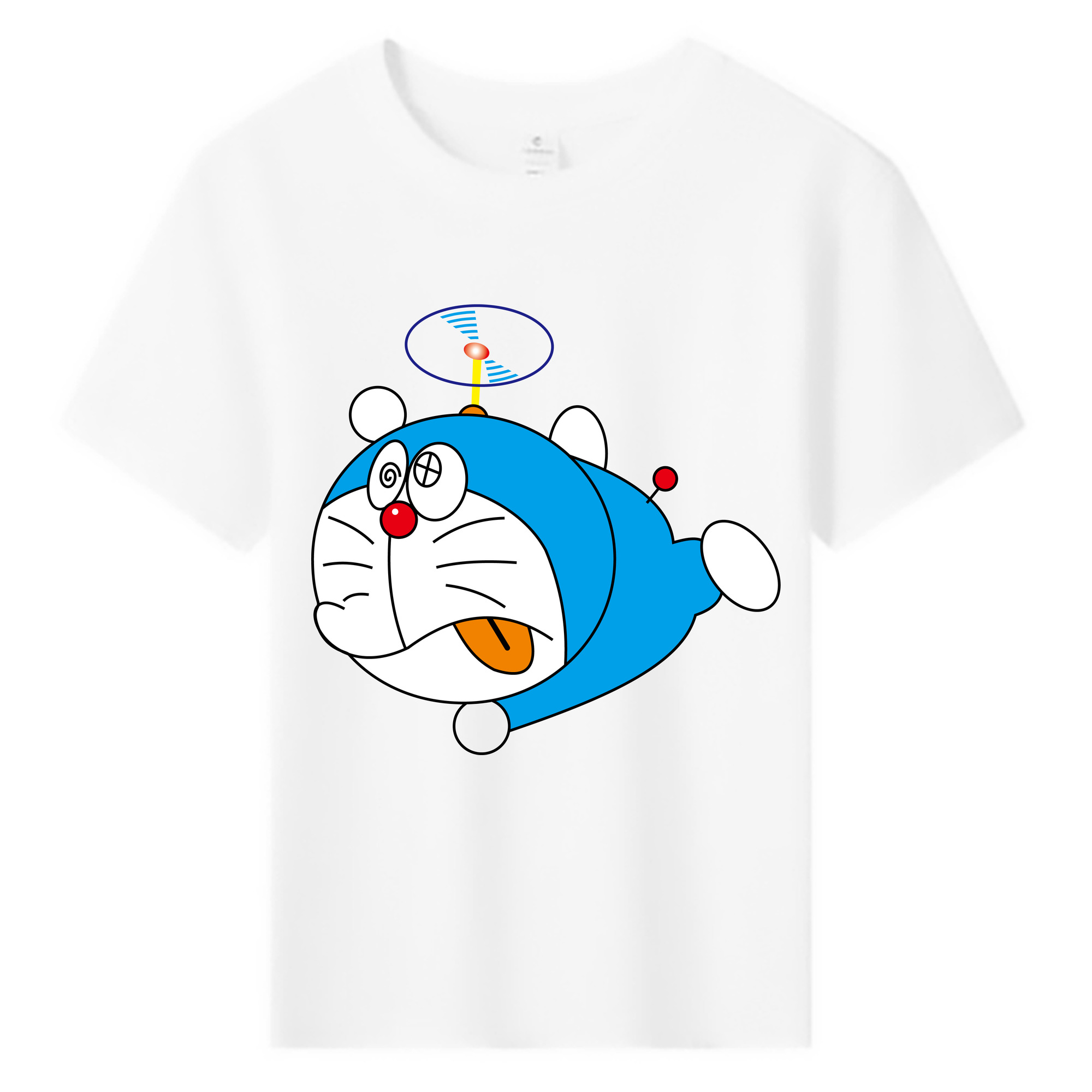 （画像用） ドラえもん Doraemon 綿100％キッズTシャツ（フロントプリント）