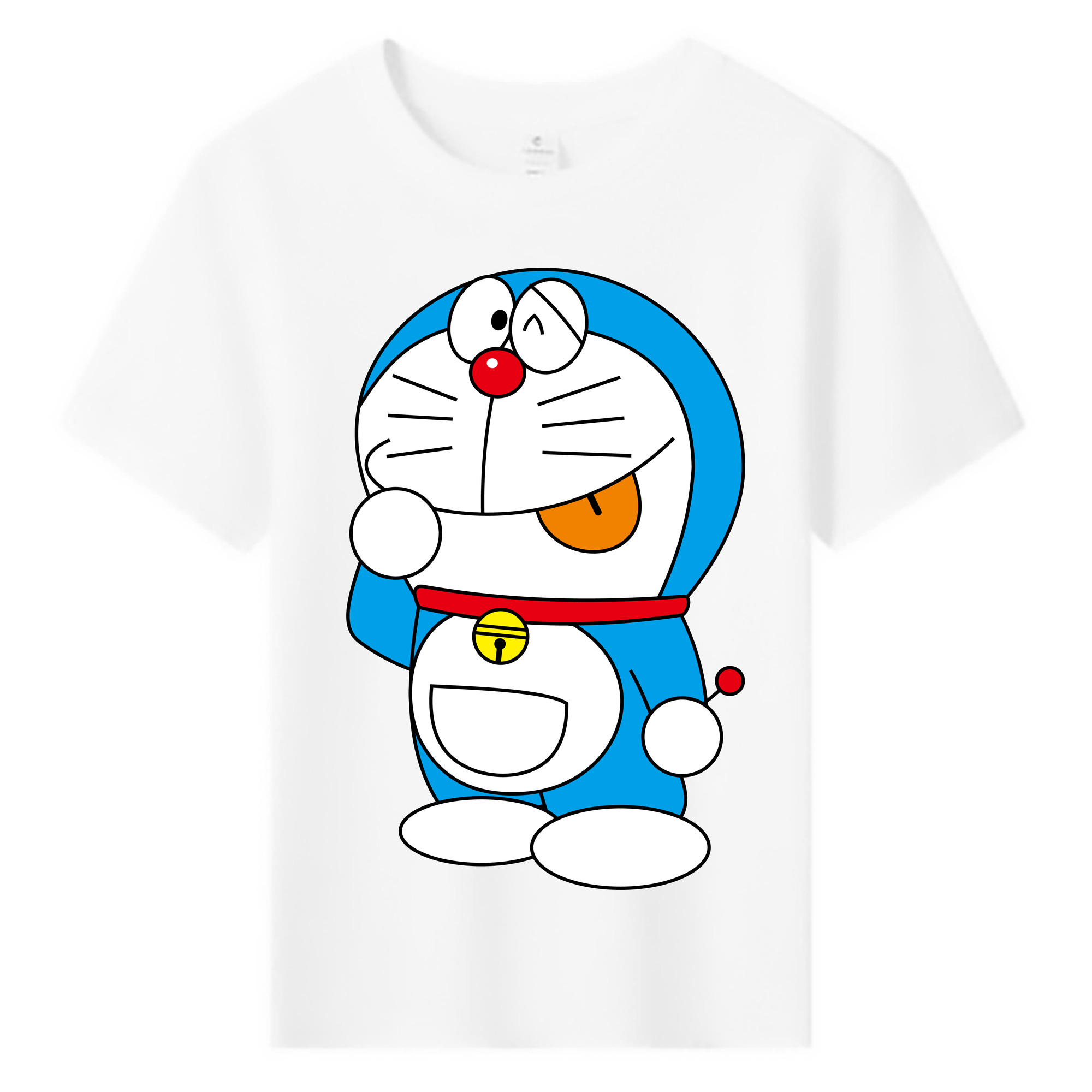 （画像用） ドラえもん Doraemon 綿100％キッズTシャツ（フロントプリント）