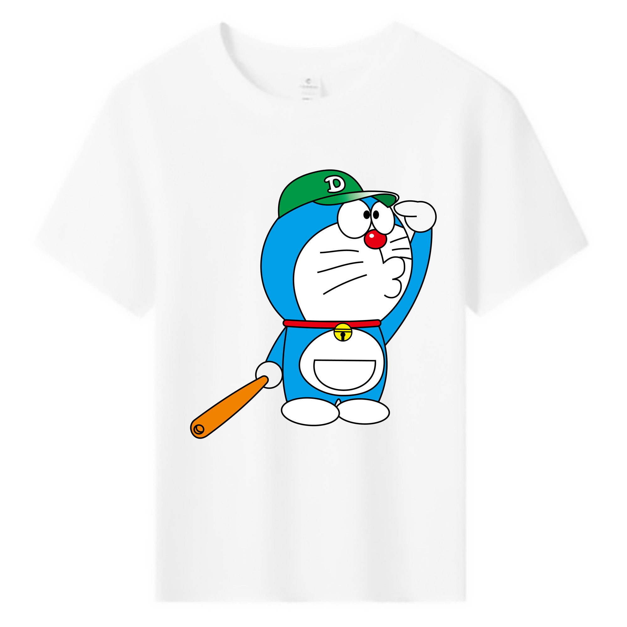 （画像用） ドラえもん Doraemon 綿100％キッズTシャツ（フロントプリント）