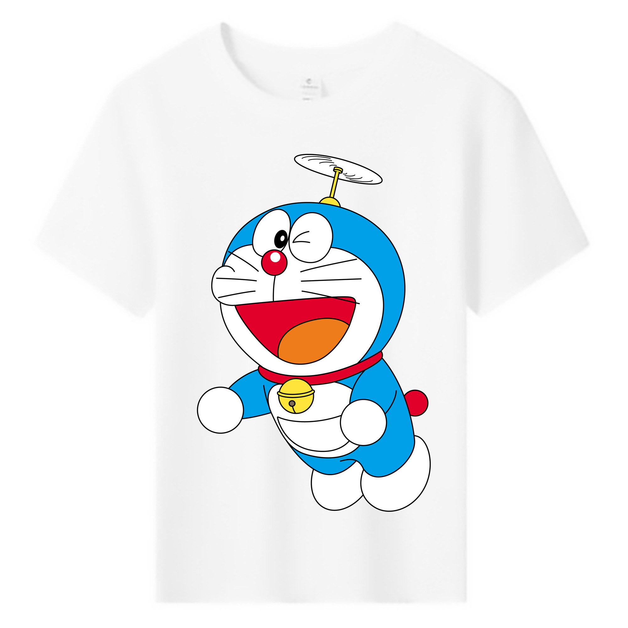 （画像用） ドラえもん Doraemon 綿100％キッズTシャツ（フロントプリント）