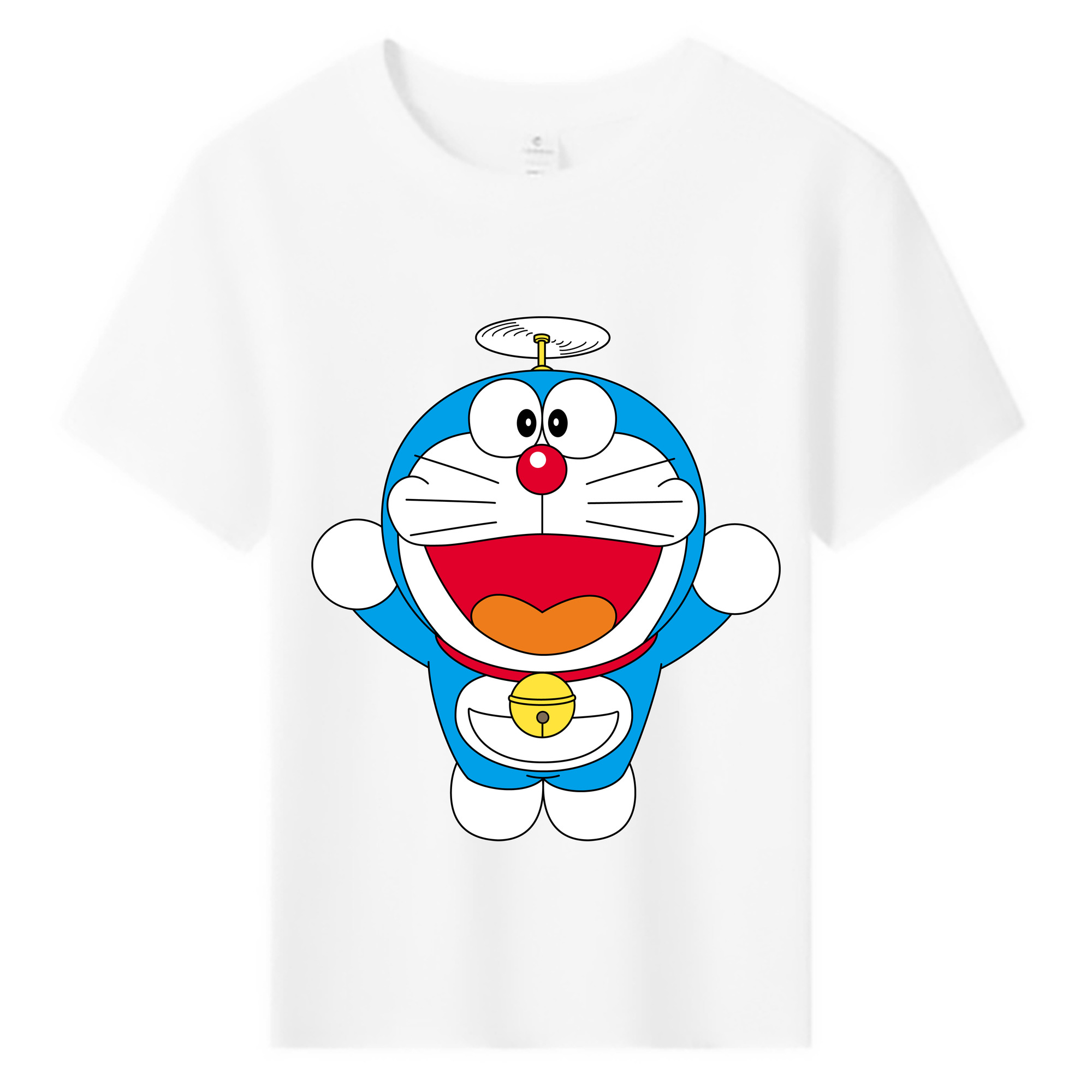 （画像用） ドラえもん Doraemon 綿100％キッズTシャツ（フロントプリント）