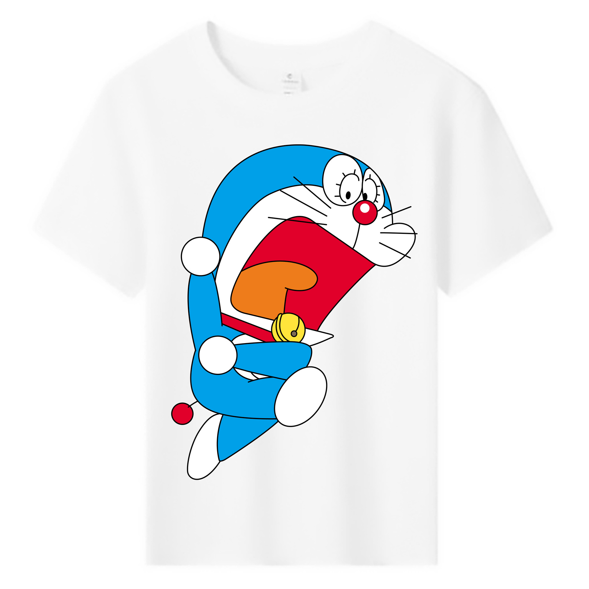 （画像用） ドラえもん Doraemon 綿100％キッズTシャツ（フロントプリント）