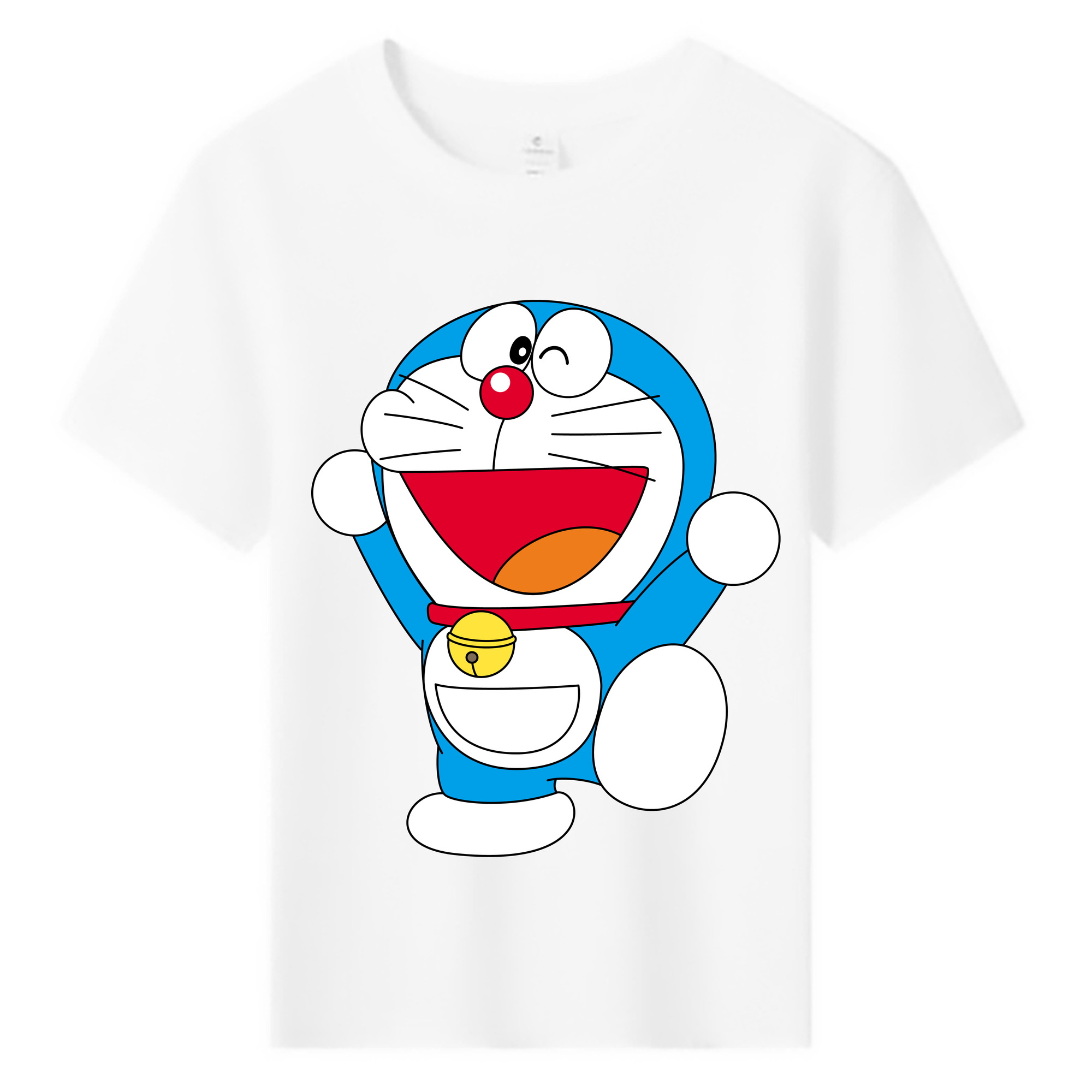 （画像用） ドラえもん Doraemon 綿100％キッズTシャツ（フロントプリント）