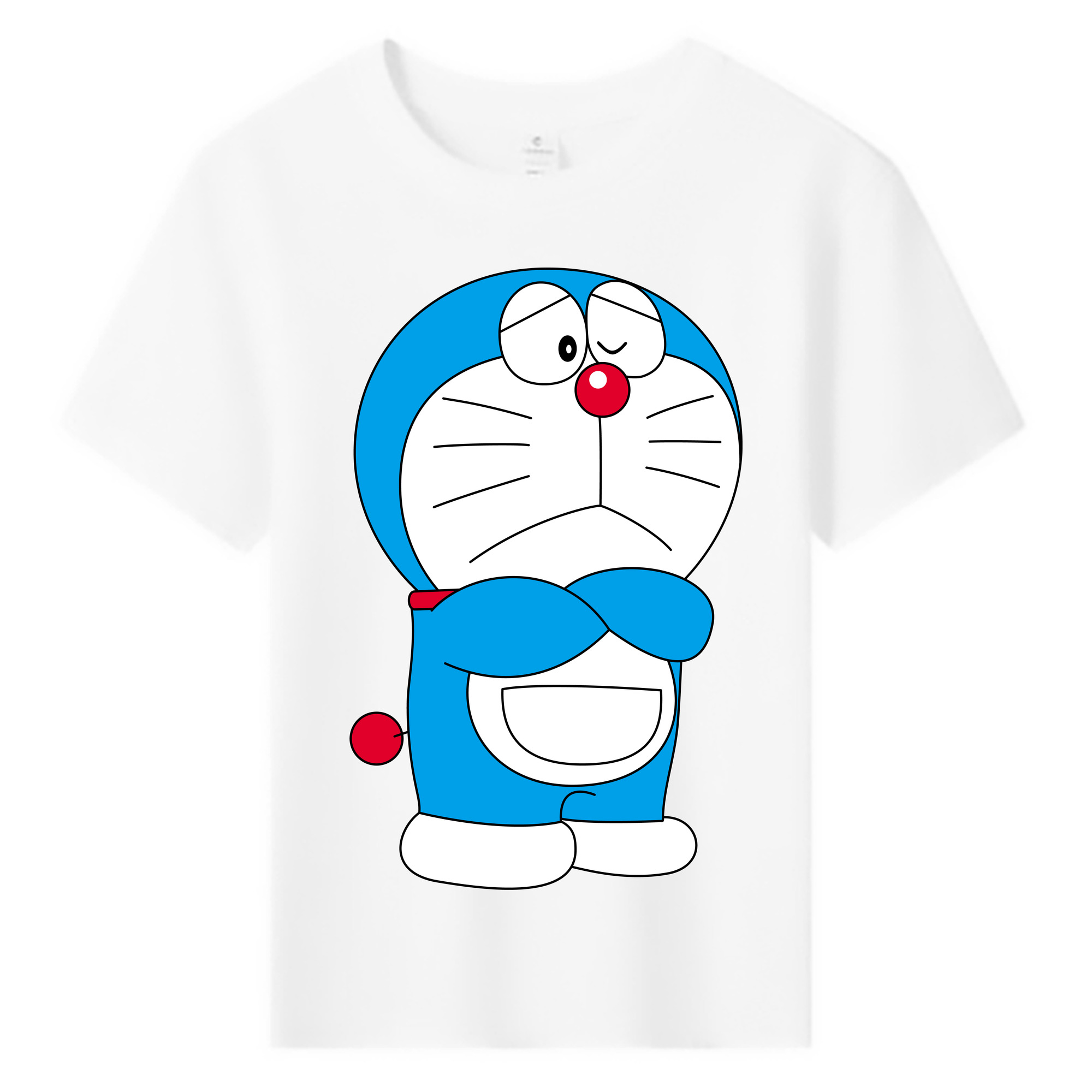 （画像用） ドラえもん Doraemon 綿100％キッズTシャツ（フロントプリント）