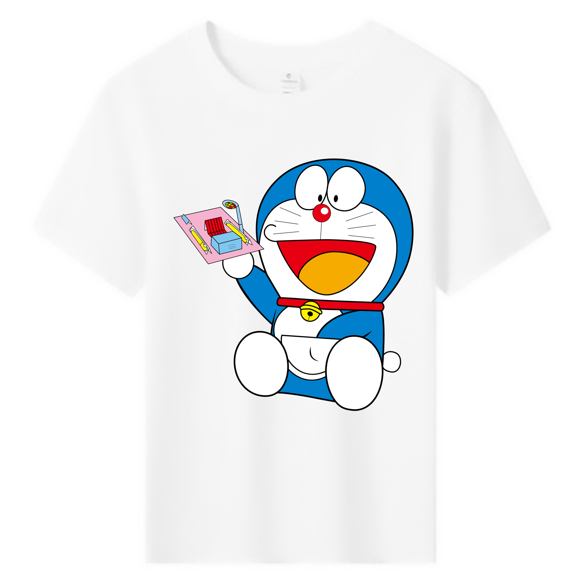 （画像用） ドラえもん Doraemon 綿100％キッズTシャツ（フロントプリント）