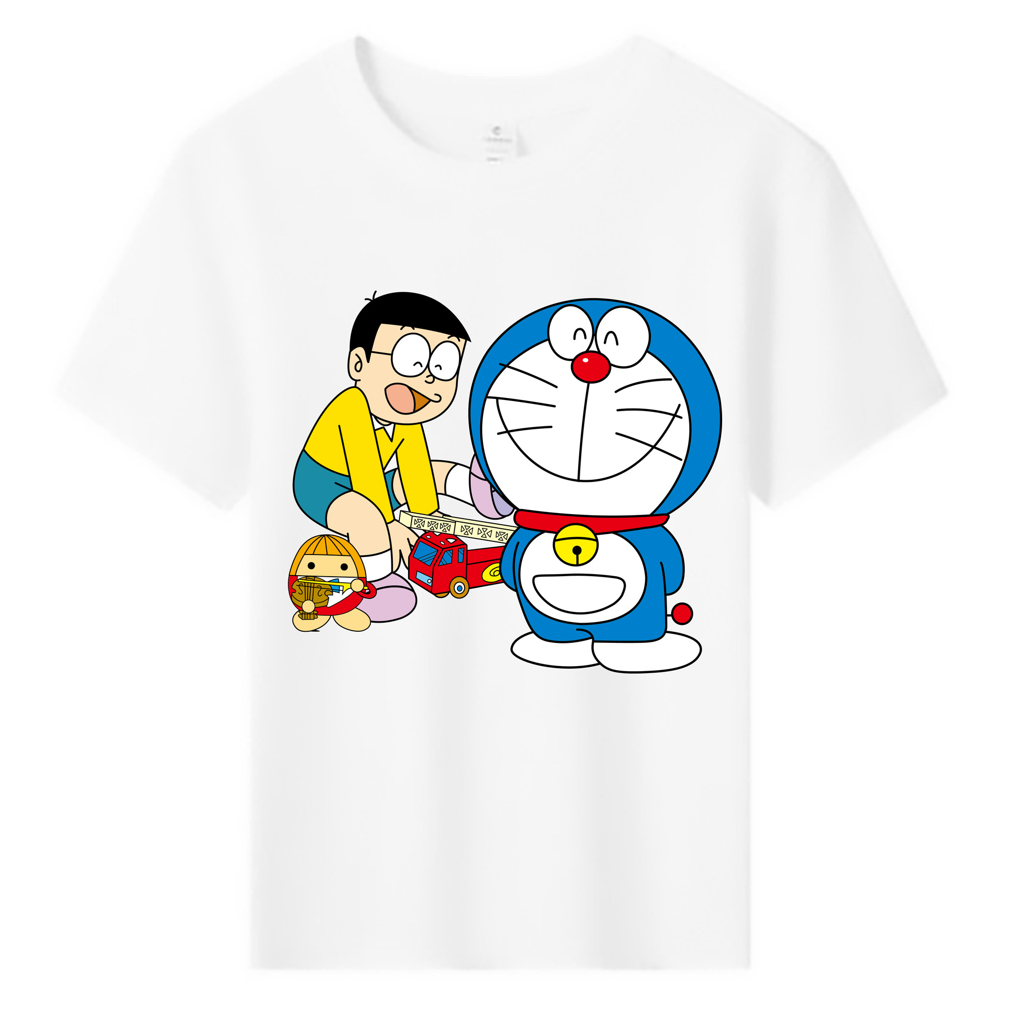 （画像用） ドラえもん Doraemon 綿100％キッズTシャツ（フロントプリント）