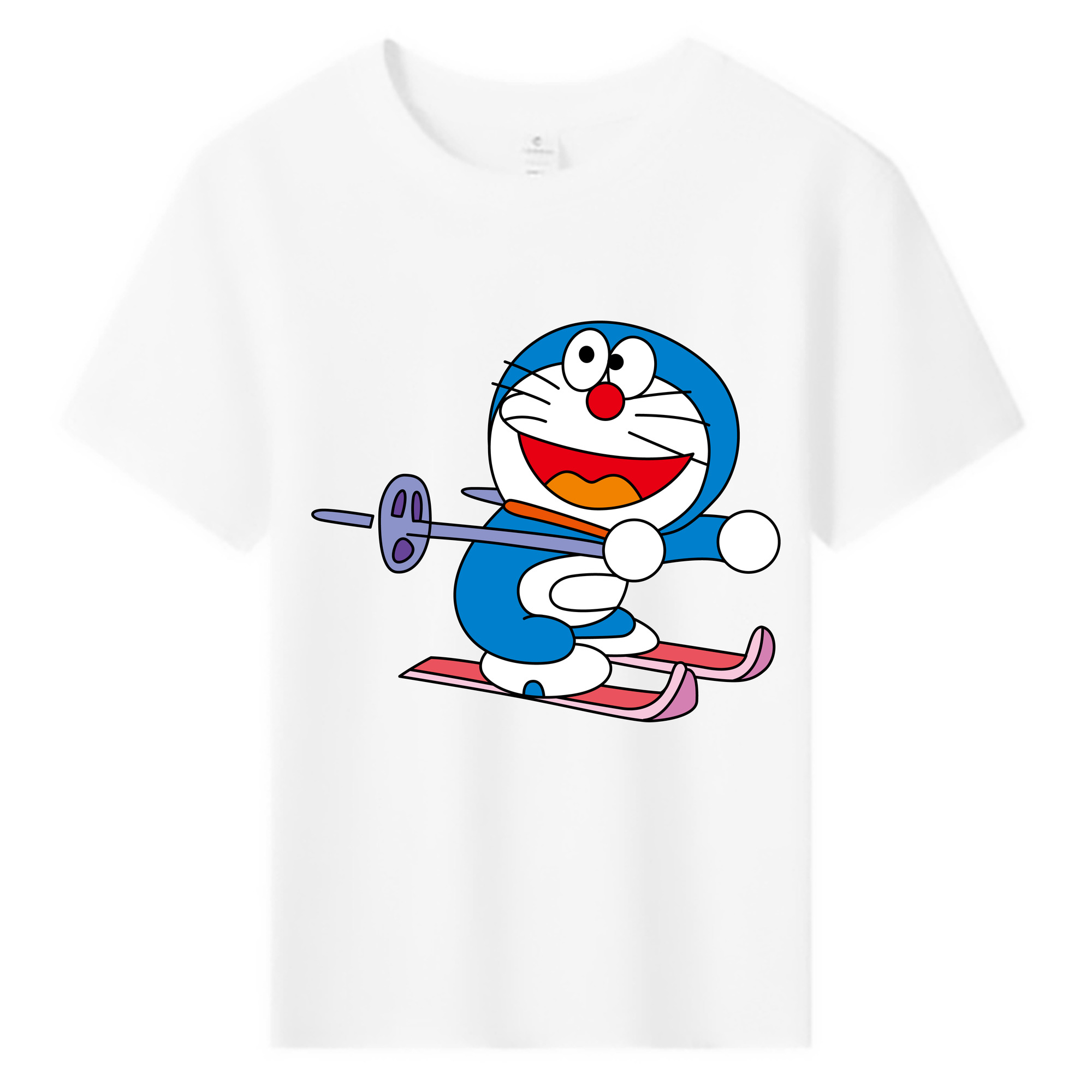 （画像用） ドラえもん Doraemon 綿100％キッズTシャツ（フロントプリント）