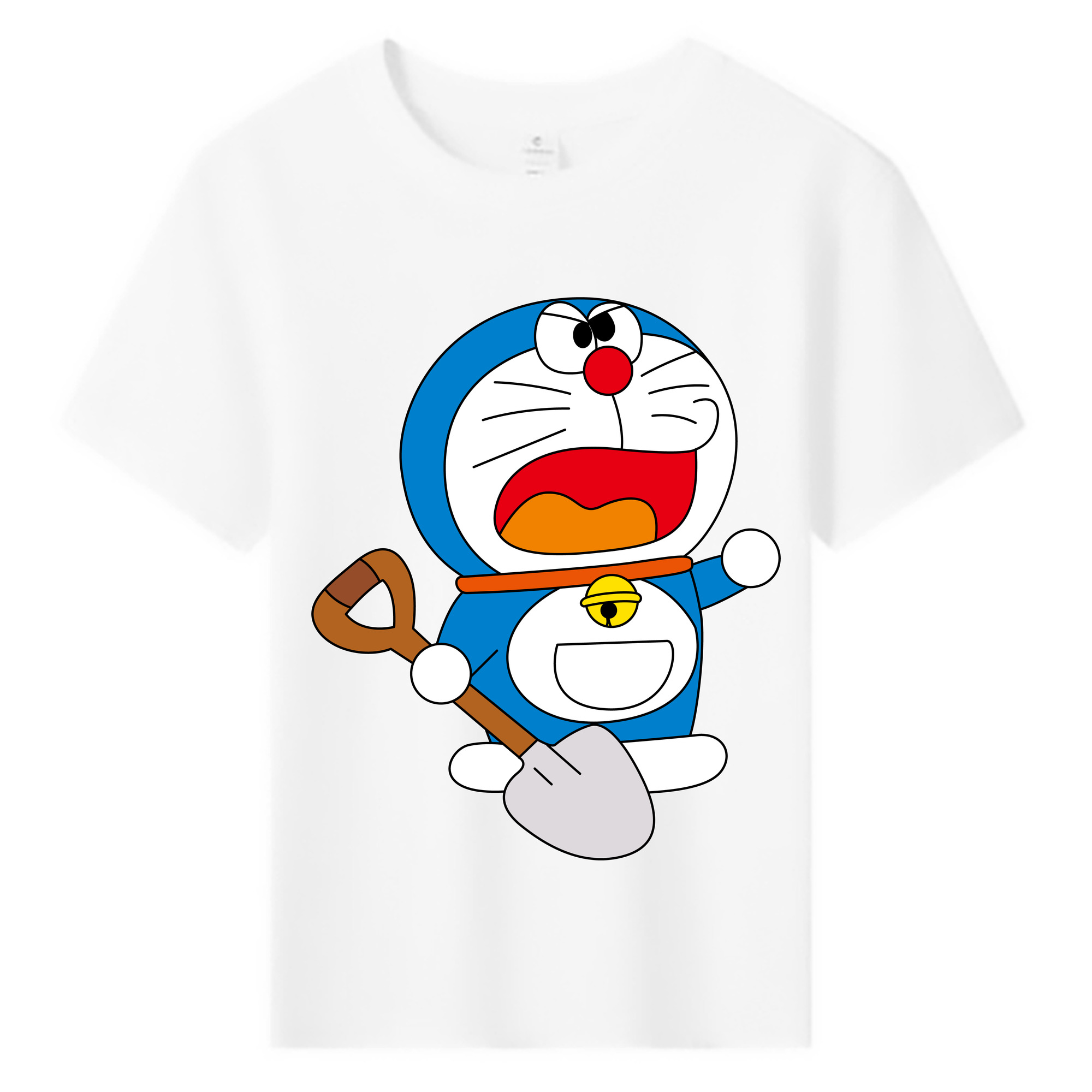（画像用） ドラえもん Doraemon 綿100％キッズTシャツ（フロントプリント）