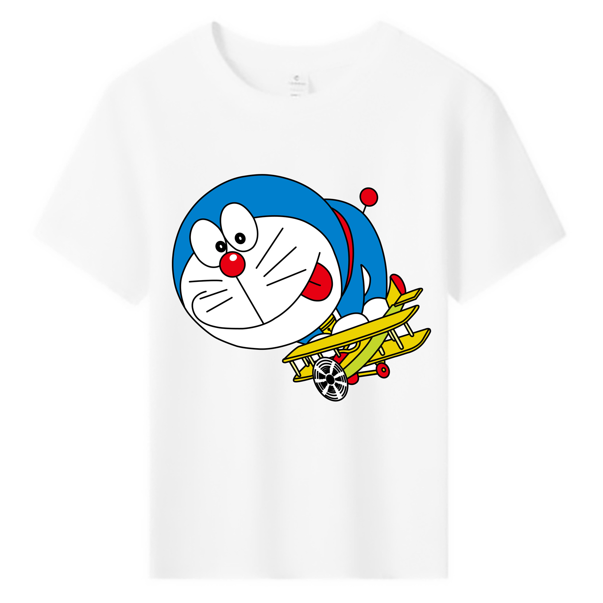 （画像用） ドラえもん Doraemon 綿100％キッズTシャツ（フロントプリント）