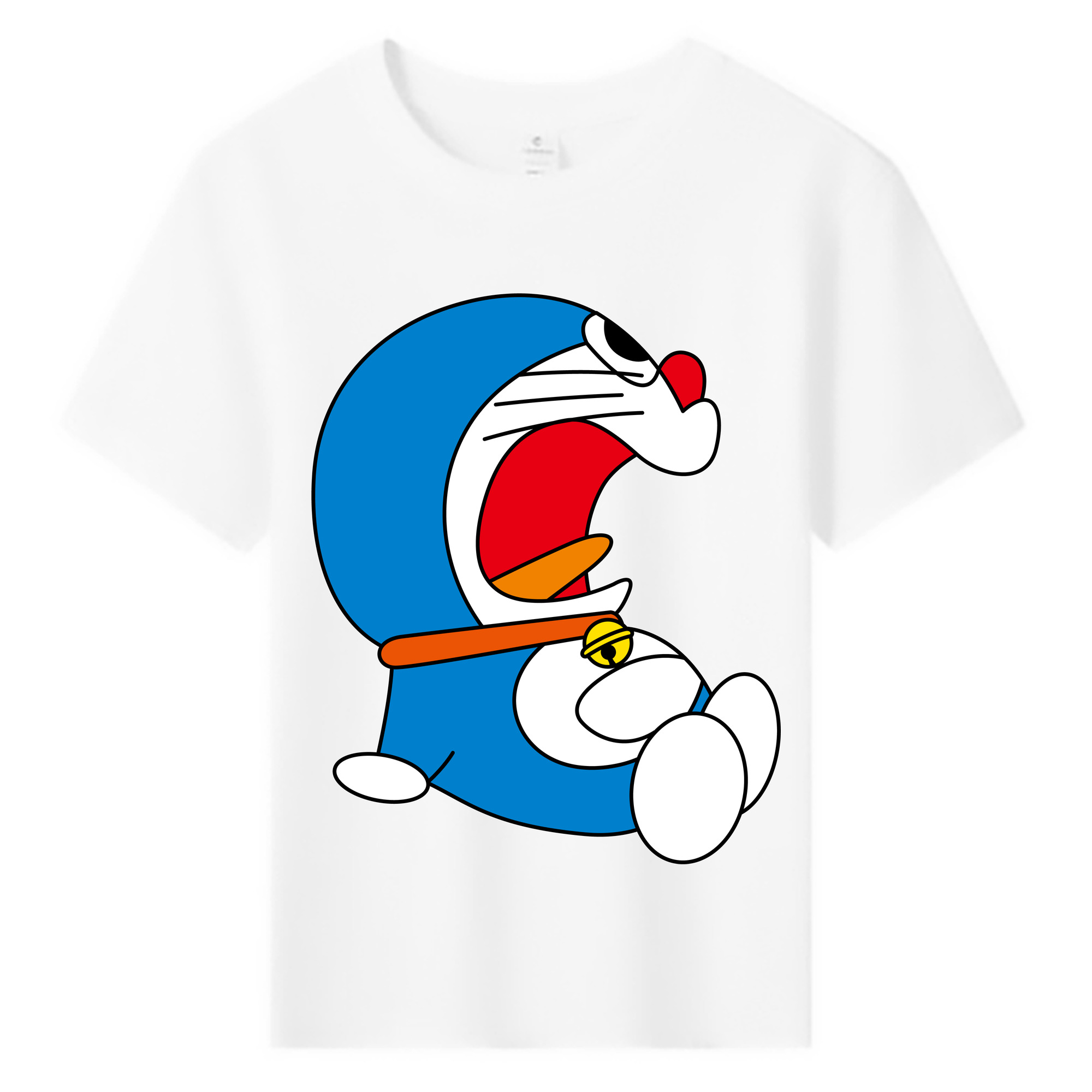 （画像用） ドラえもん Doraemon 綿100％キッズTシャツ（フロントプリント）