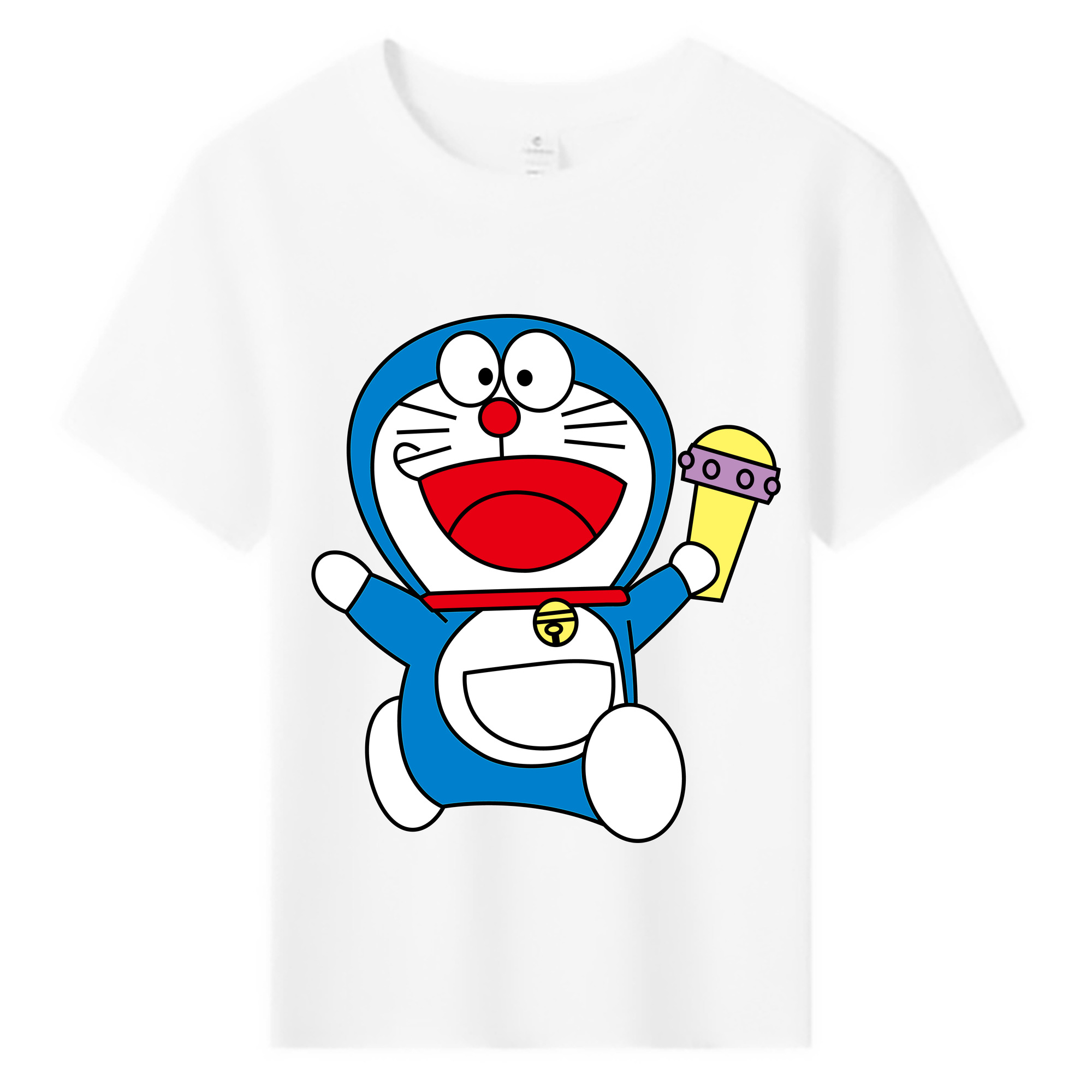 （画像用） ドラえもん Doraemon 綿100％キッズTシャツ（フロントプリント）
