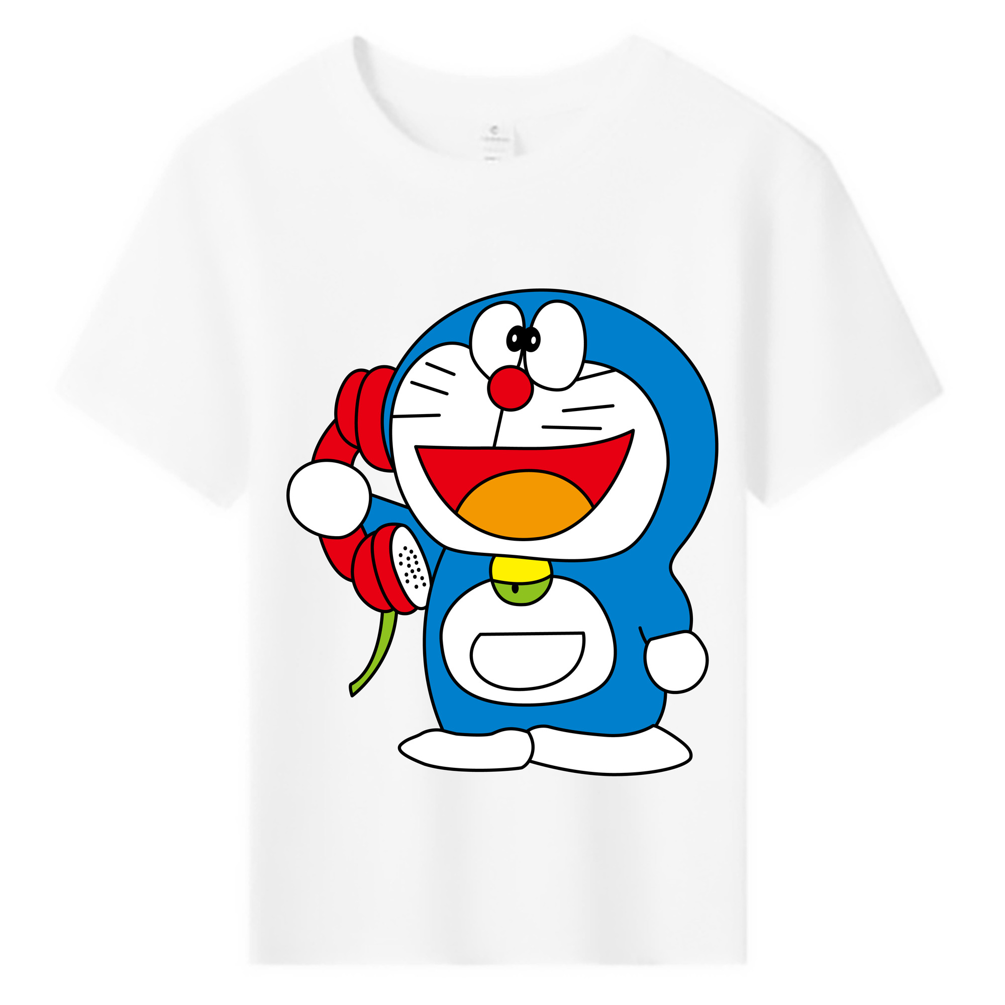 （画像用） ドラえもん Doraemon 綿100％キッズTシャツ（フロントプリント）