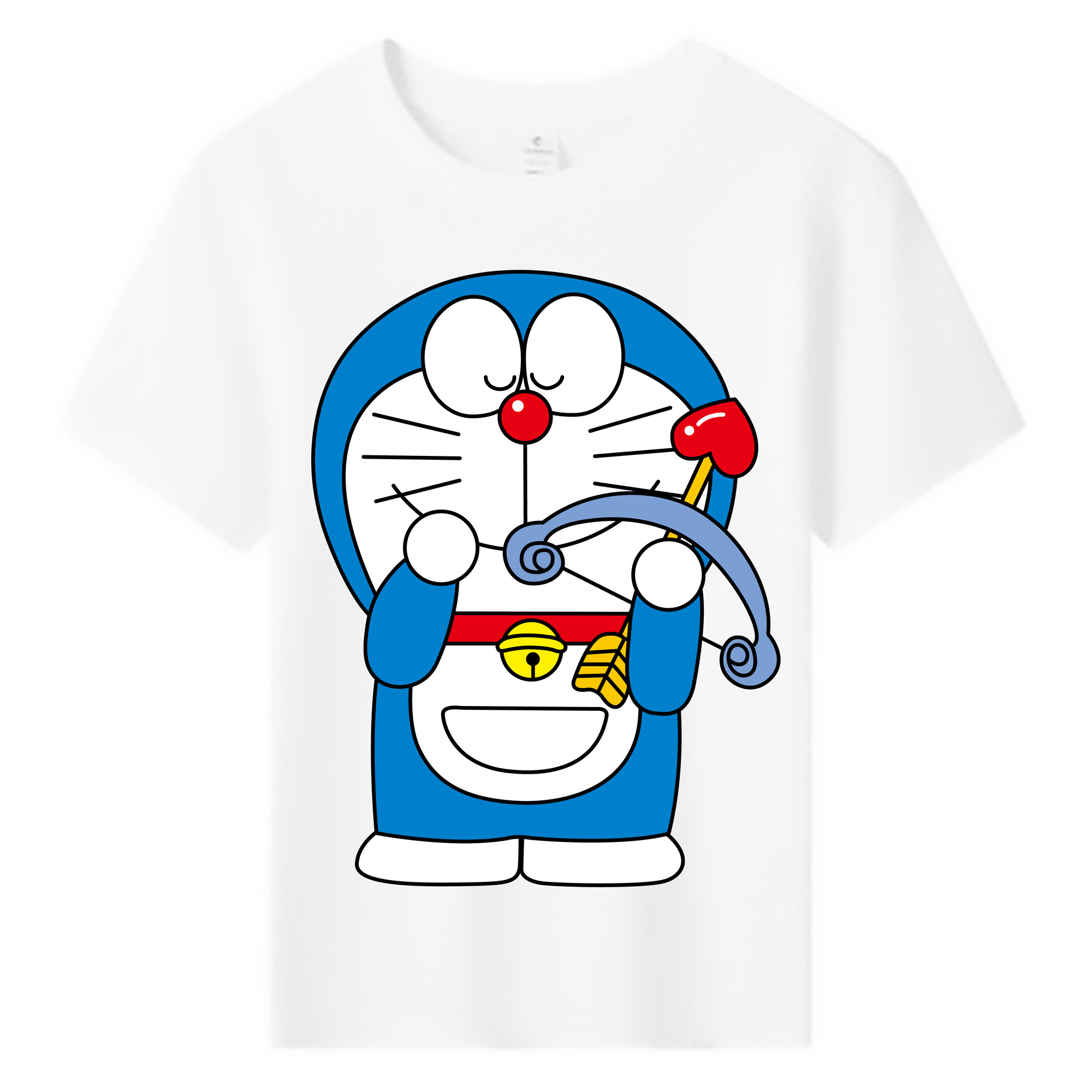 （画像用） ドラえもん Doraemon 綿100％キッズTシャツ（フロントプリント）