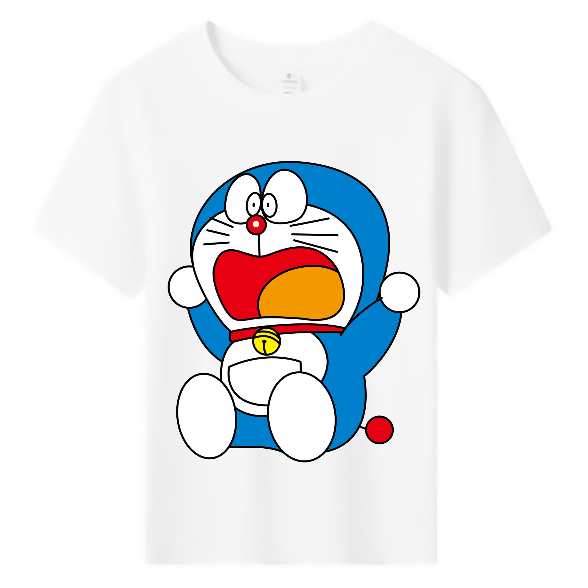 （画像用） ドラえもん Doraemon 綿100％キッズTシャツ（フロントプリント）