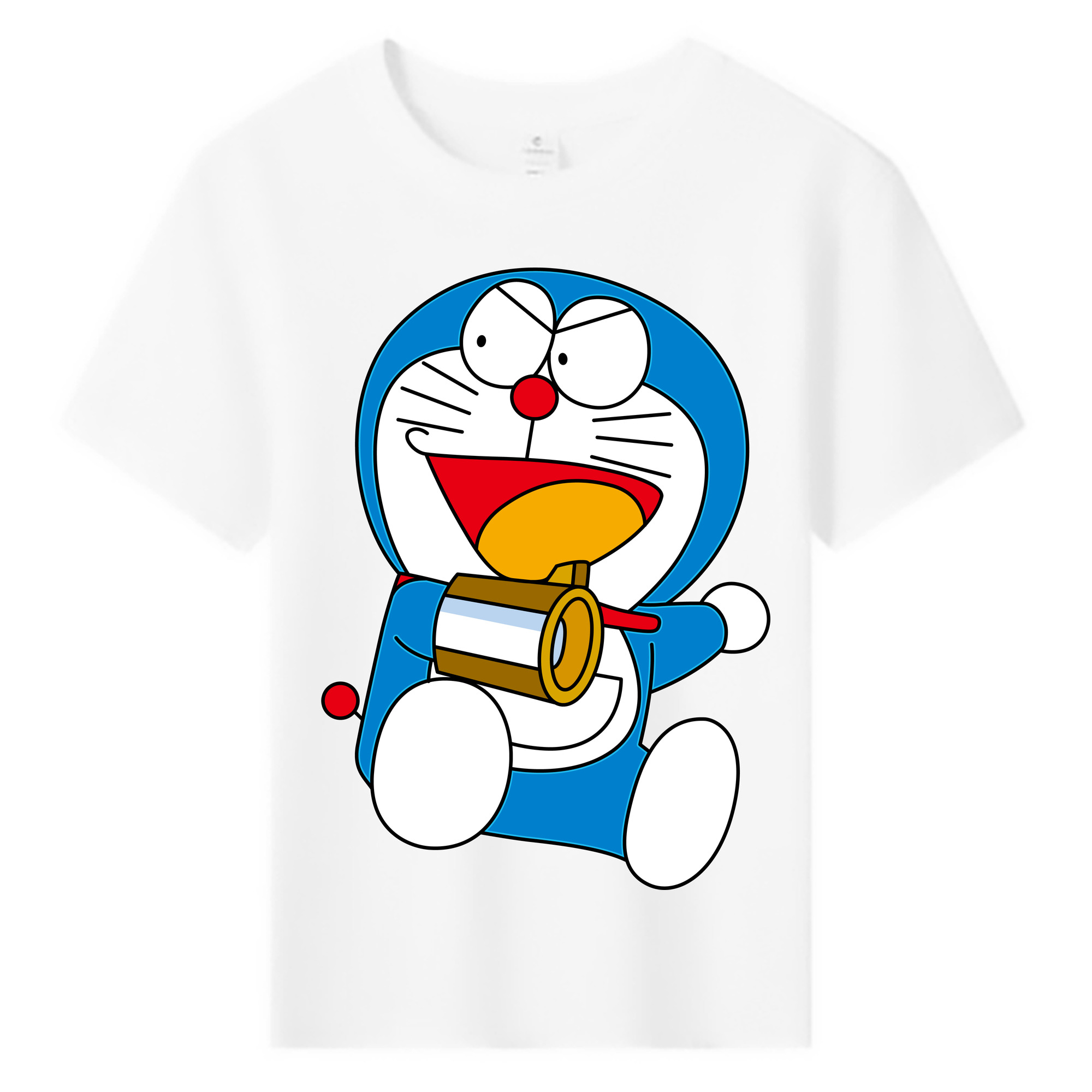 （画像用） ドラえもん Doraemon 綿100％キッズTシャツ（フロントプリント）