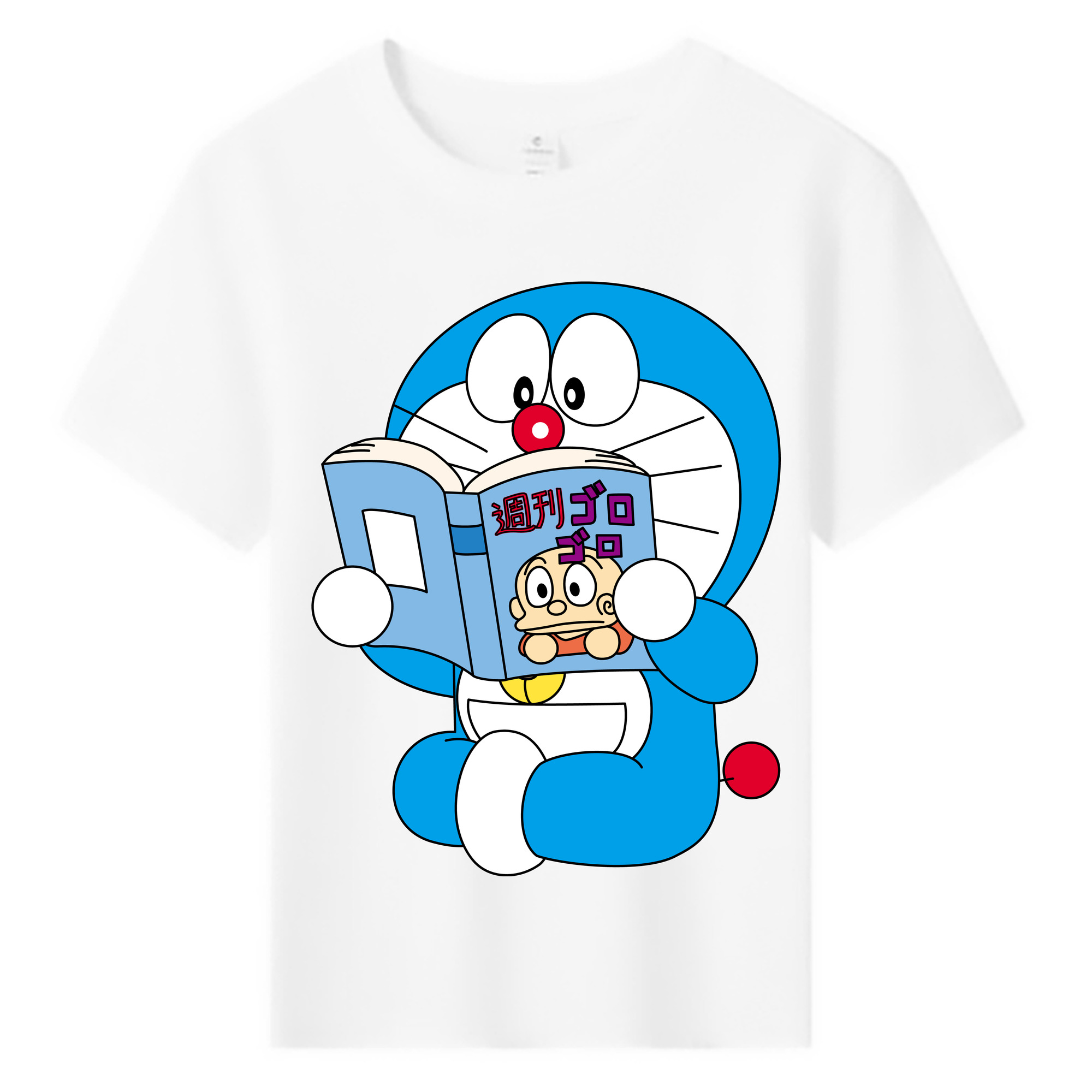 （画像用） ドラえもん Doraemon 綿100％キッズTシャツ（フロントプリント）