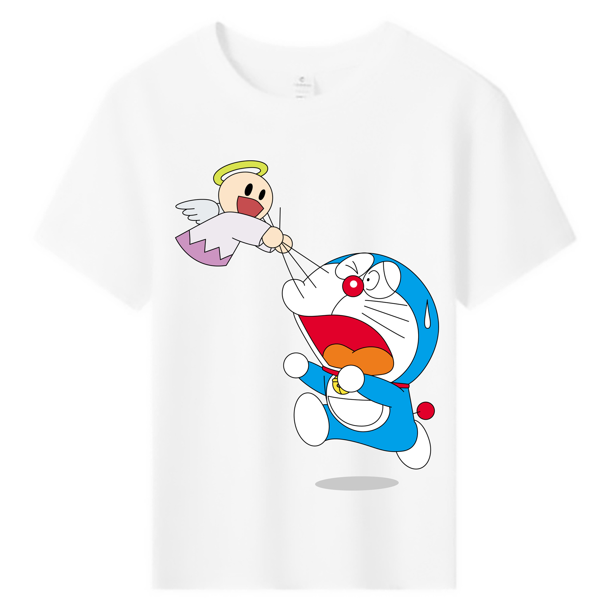 （画像用） ドラえもん Doraemon 綿100％キッズTシャツ（フロントプリント）
